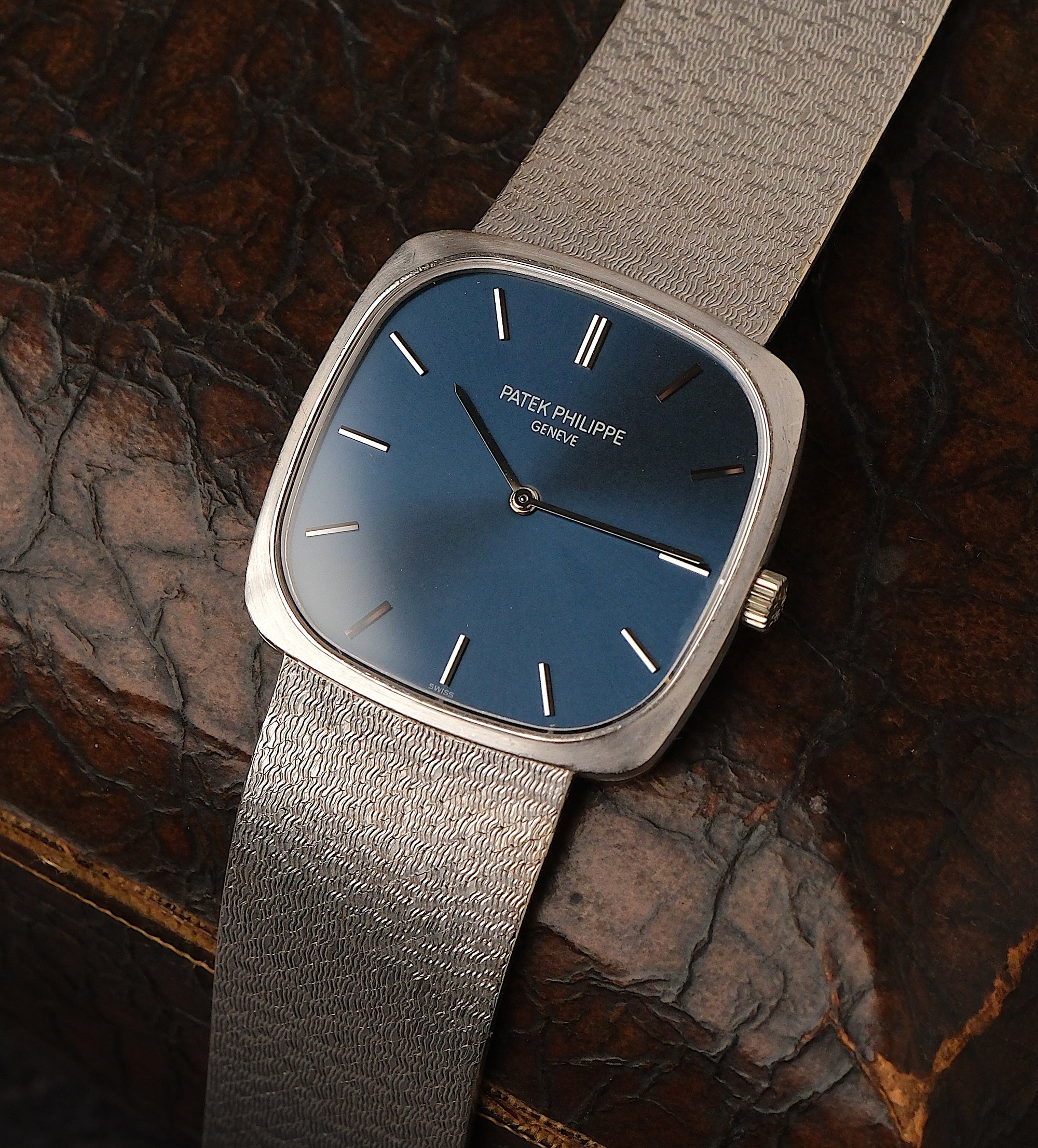 Patek Philippe Vintage 18k White Gold Blue Dial Ref. 3566G (VAT RECLAMABLE)