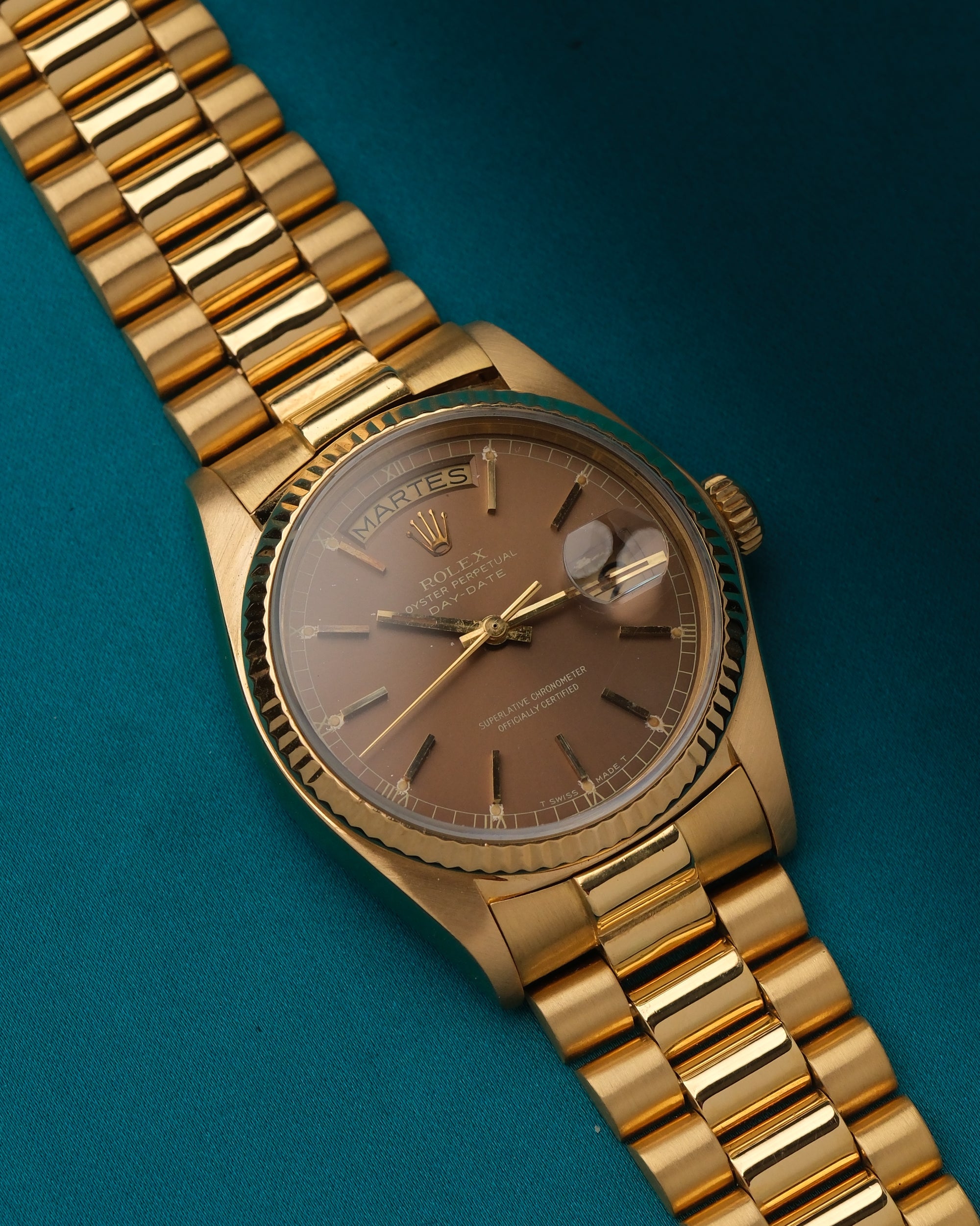 Rolex Day-Date 18038 "Havana" with papers