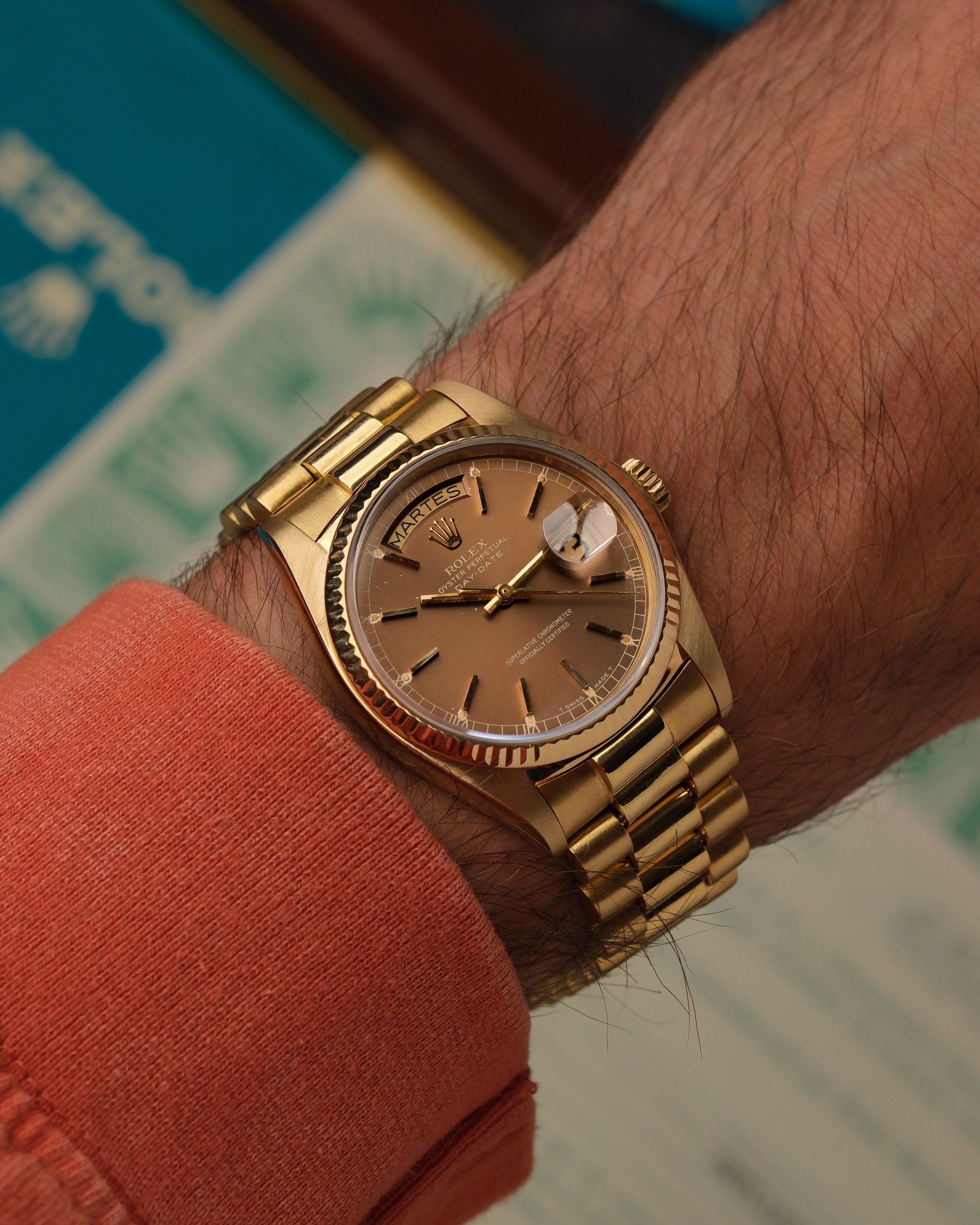 Rolex Day-Date 18038 "Havana" with papers