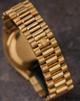 Rolex Day-Date 36 18k Yellow Gold Tropical Pinkish Dial Ref. 1803 – 1972 Stamped Papers