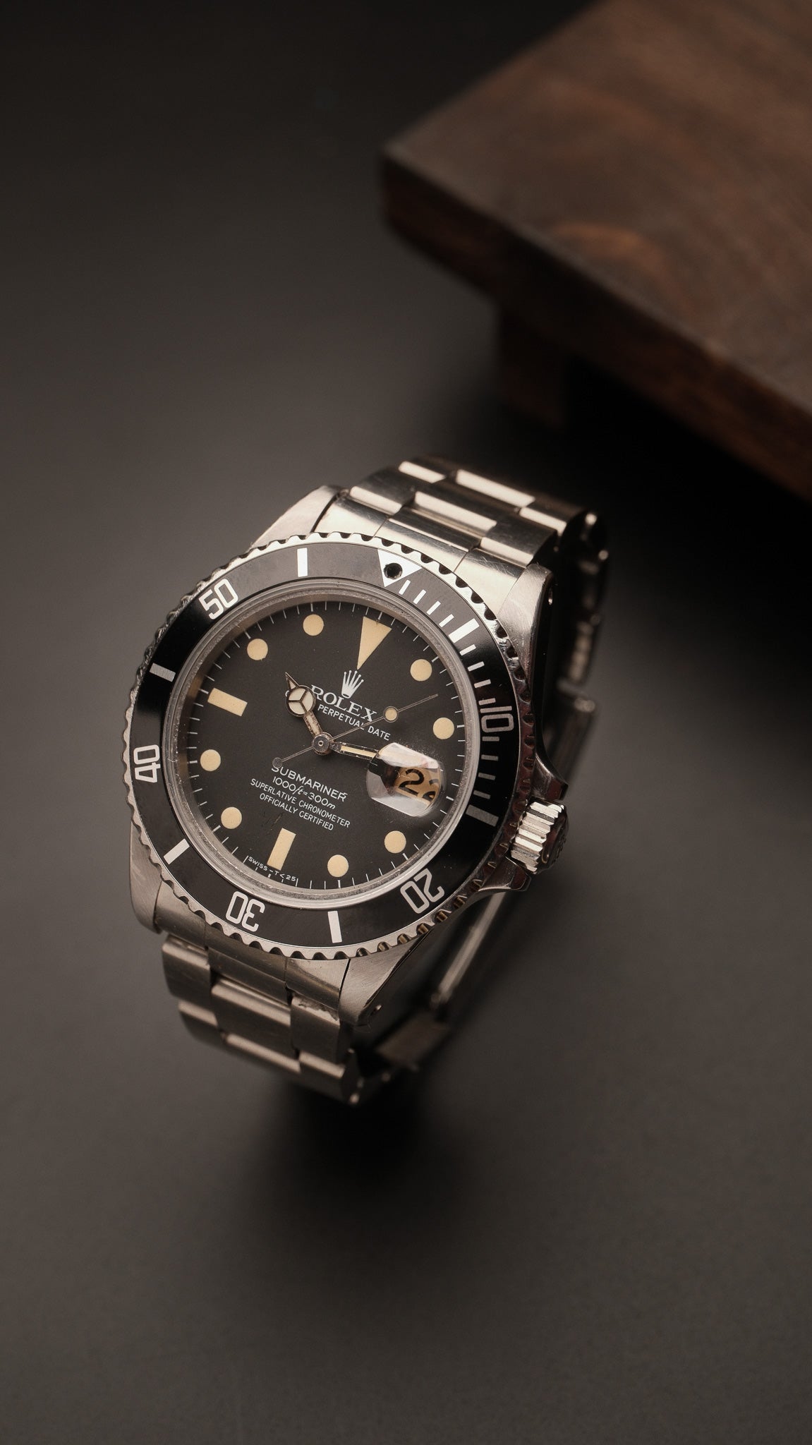 デアリブラックルシファー 微高レート Rolex Submariner 16800 MK1 matte dial – EON Watches