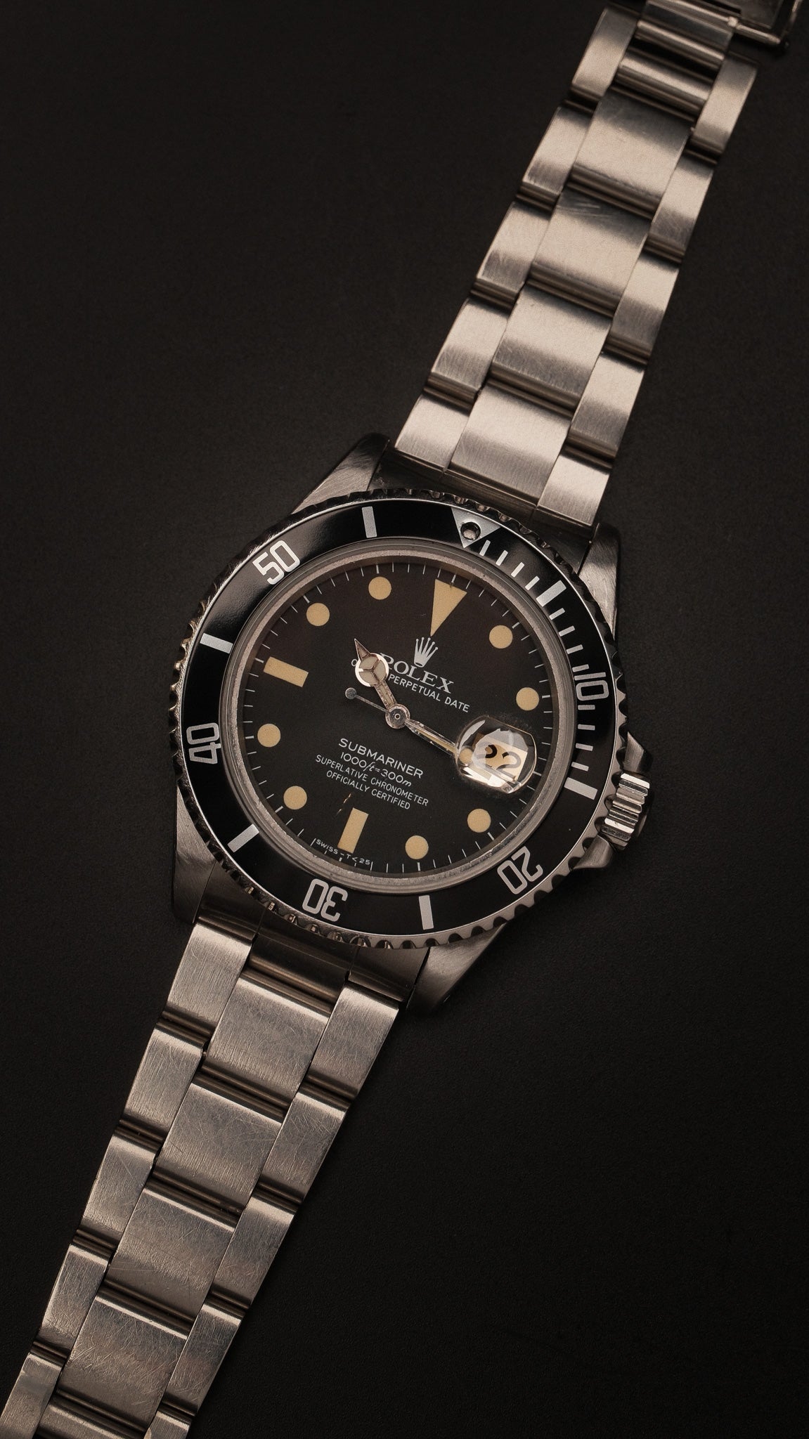 Rolex Submariner 16800 MK1 matte dial