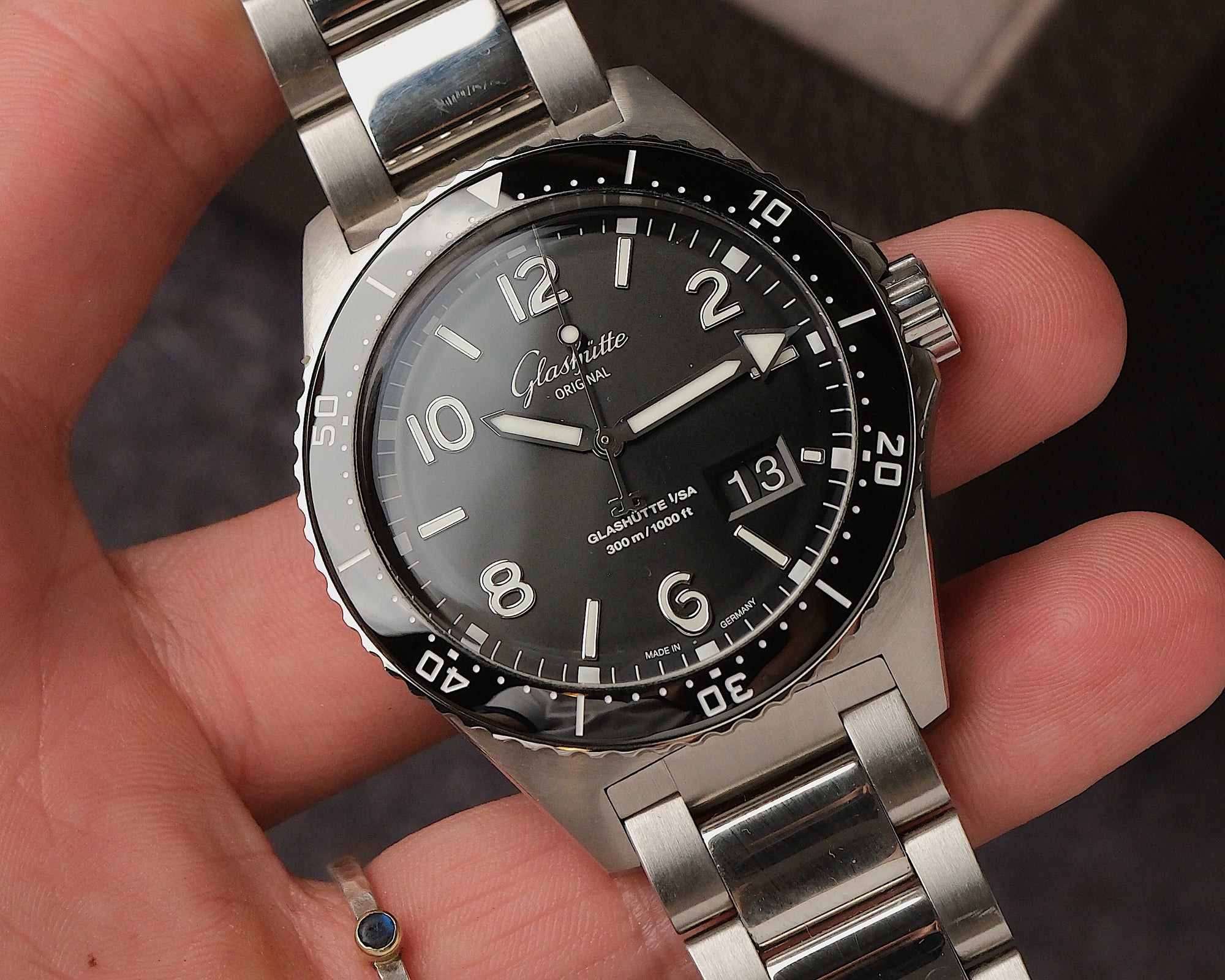 Glashütte Original Spezialist SeaQ Panorama Date Black Dial Ref. 1-36-13-01-80-70