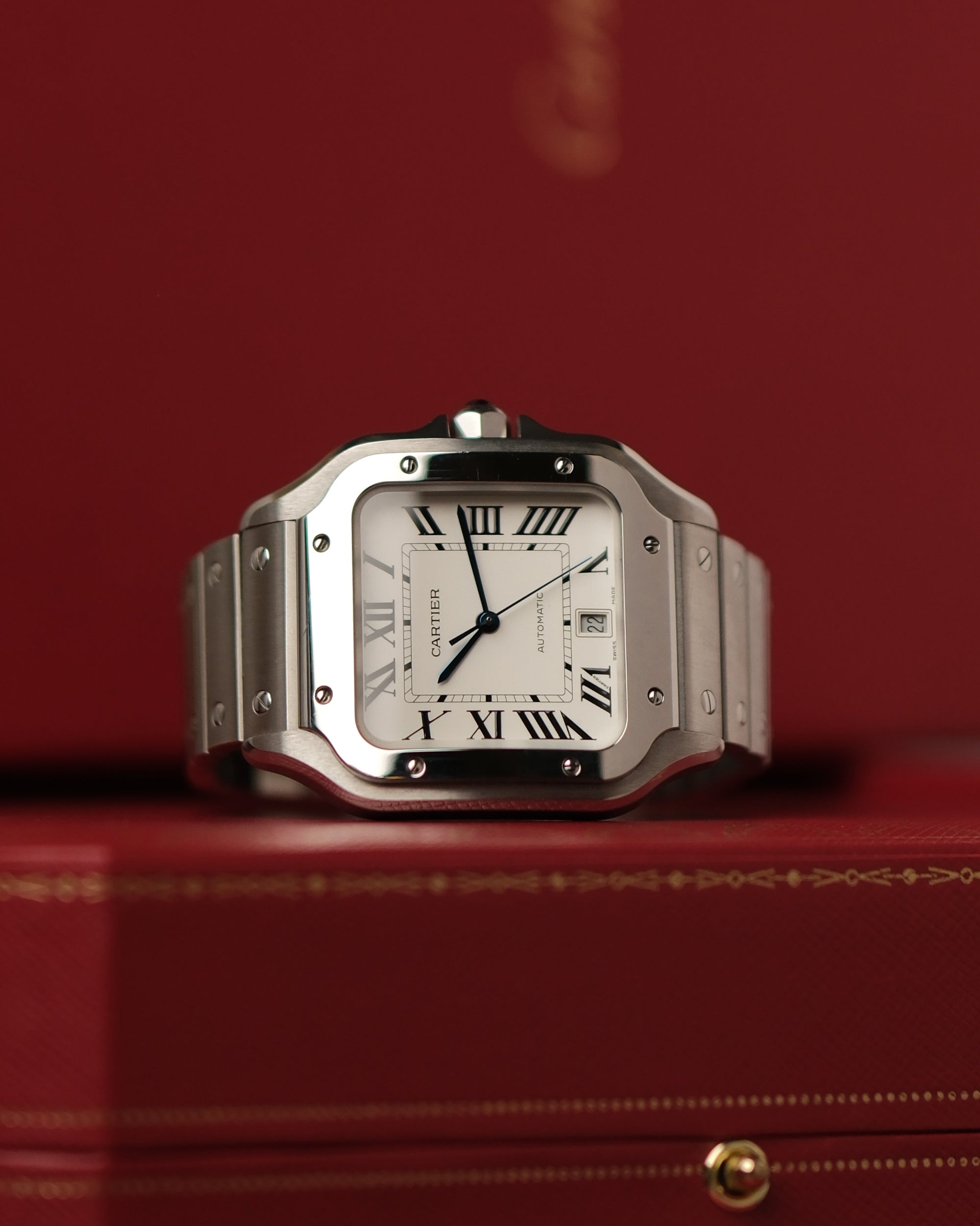 Cartier Santos large WSSA0018 - 2025 - full set