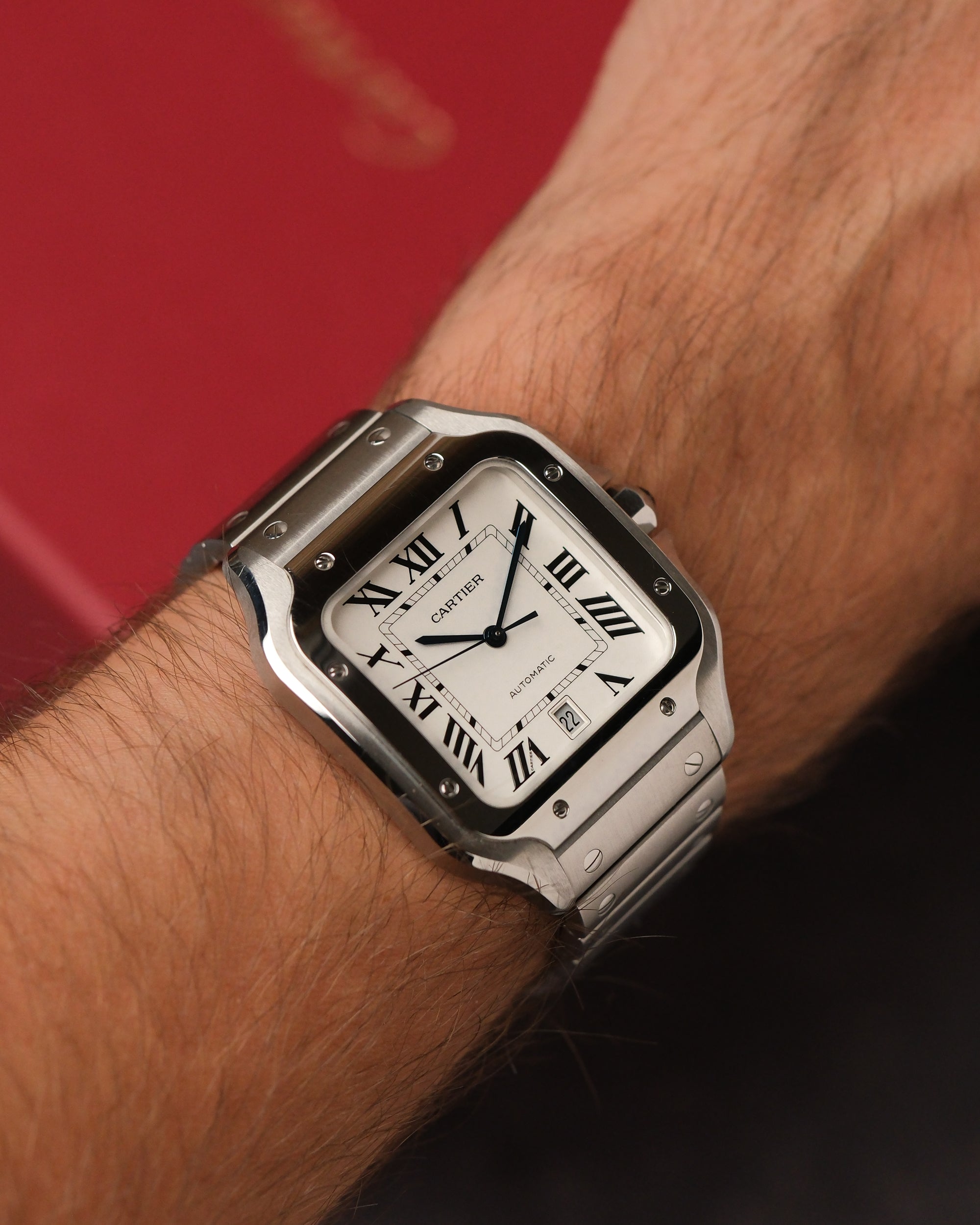 Cartier Santos large WSSA0018 - 2025 - full set