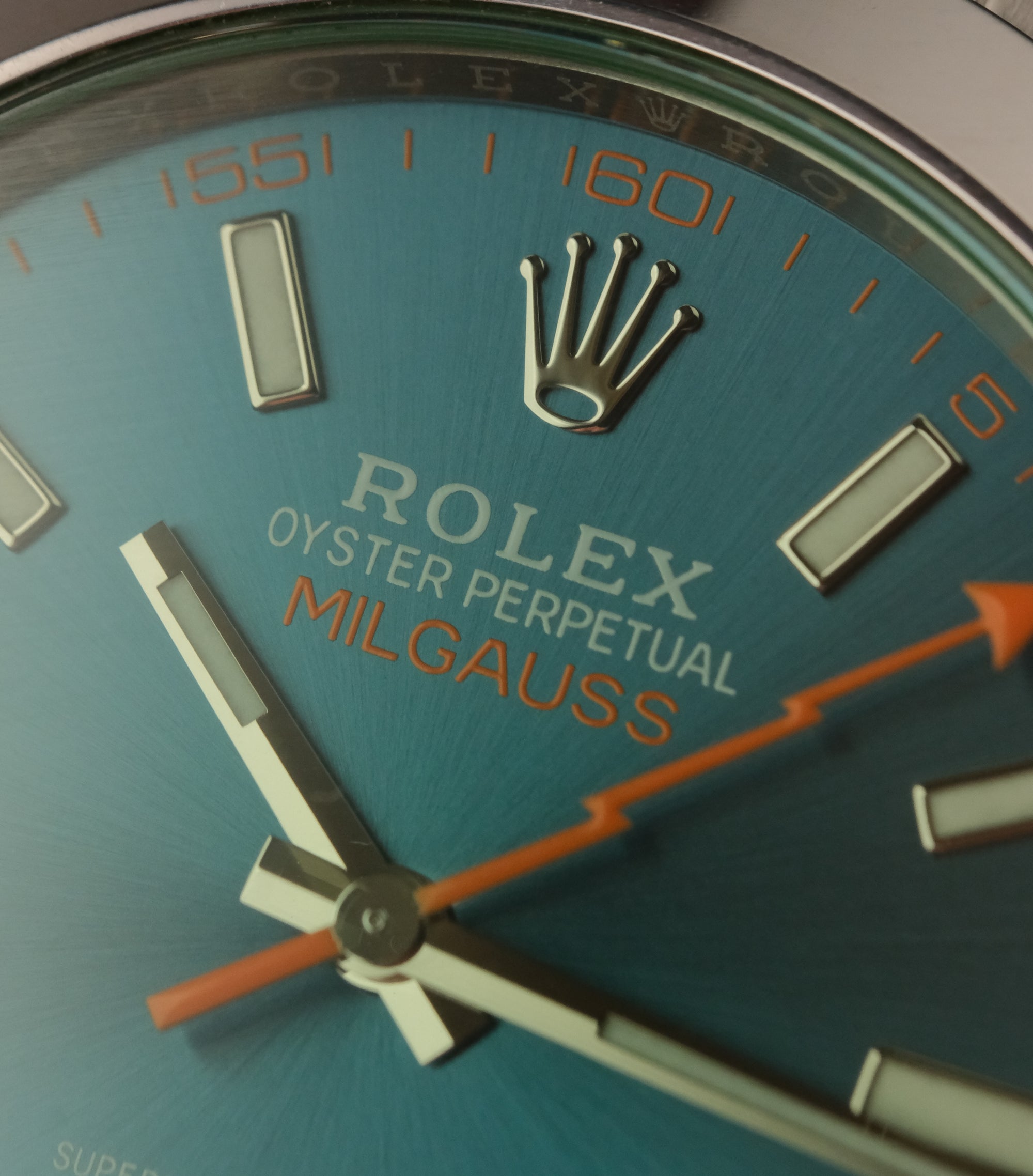 Rolex Milgauss 40mm Z-Blue Dial Ref. 116400GV – Full Set