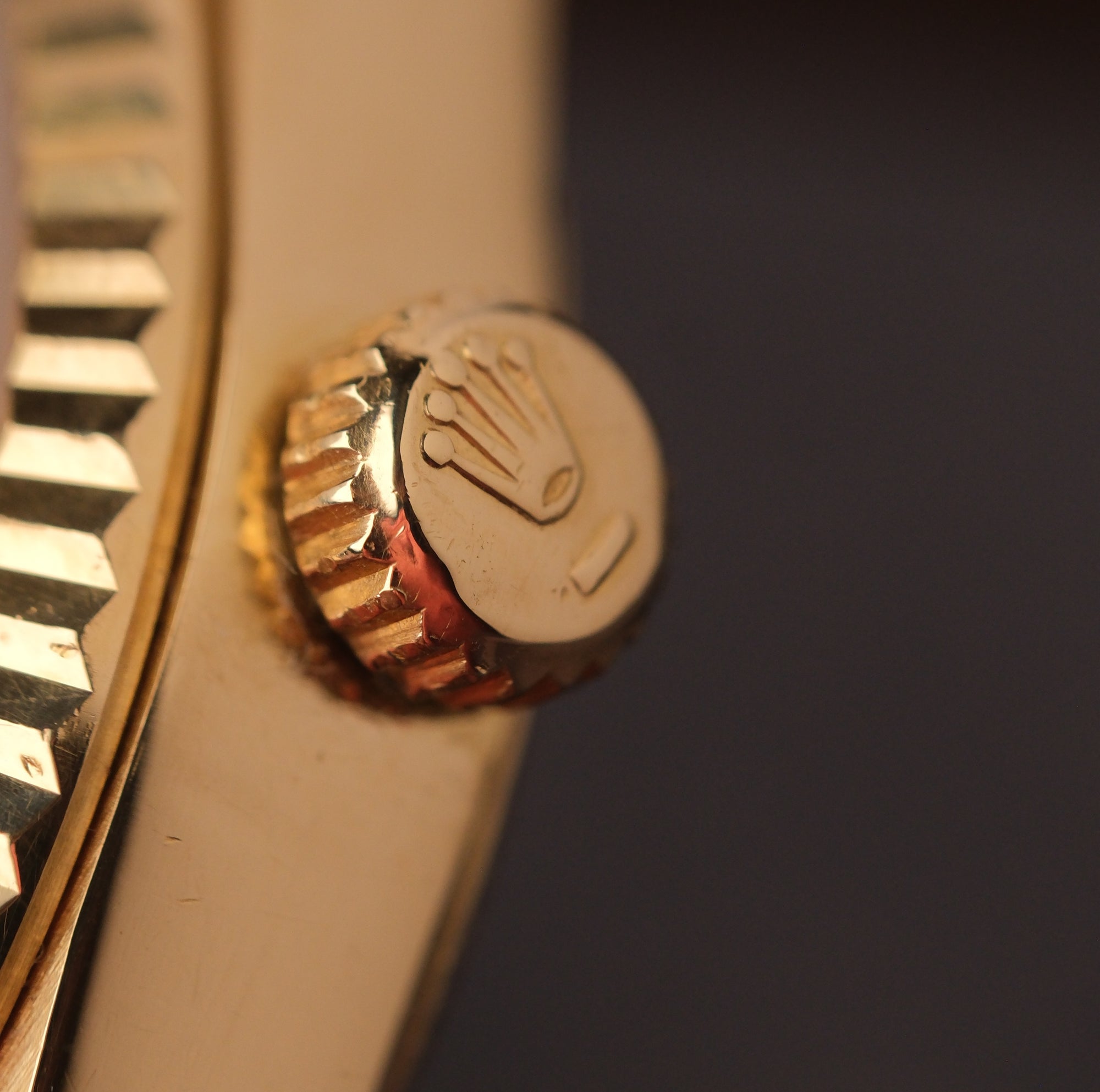 Rolex Day-Date 36 18k Yellow Gold Tapestry Dial Ref. 18038 – Circa 1985