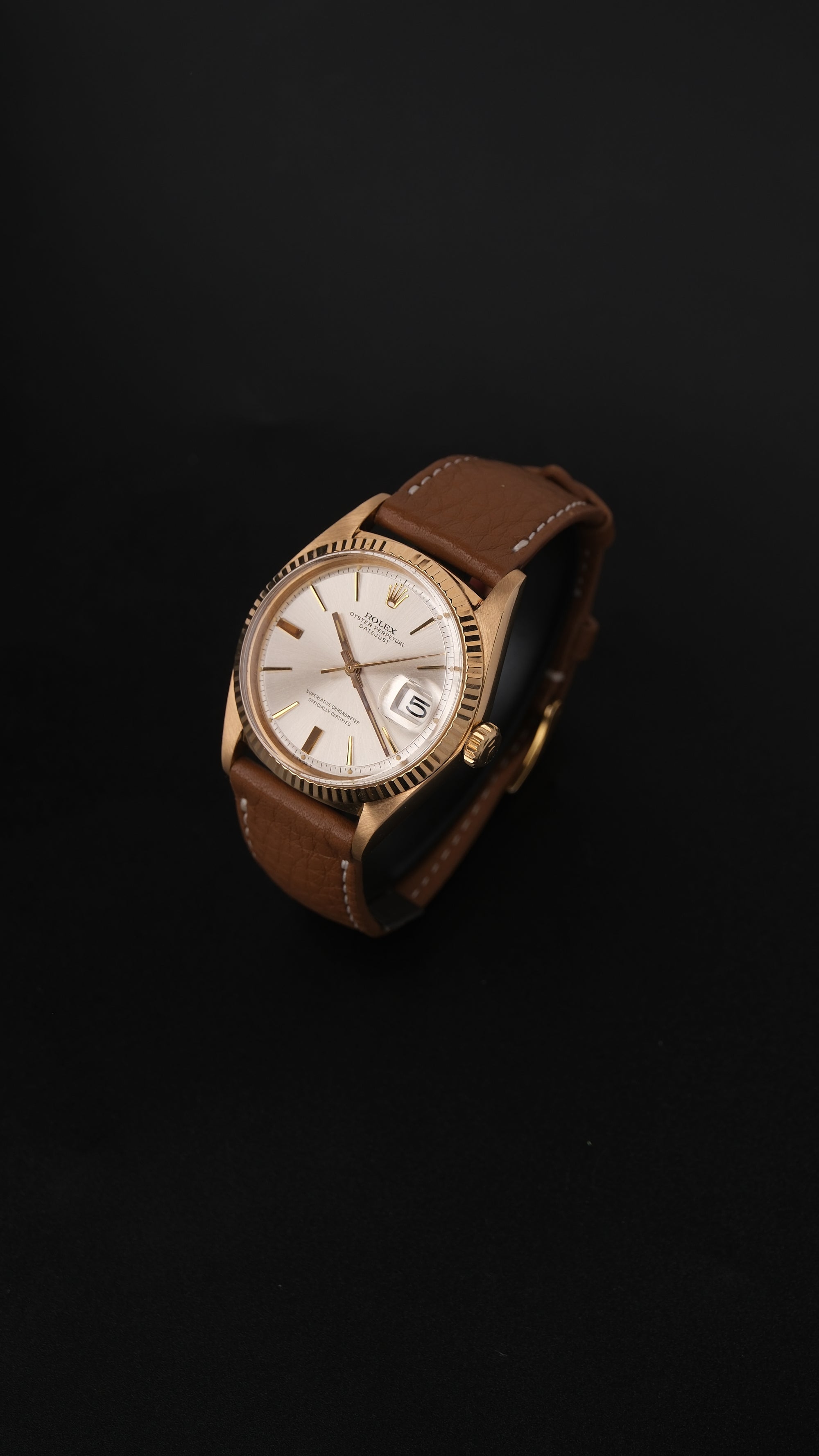 Rolex Datejust 1601 – 1966 – 18k Yellow Gold “Doorstop” Dial