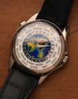Patek Philippe World Time Cloisonné Enamel 18k White Gold Ref. 5131G
