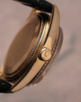 Day-Date 36 18k Yellow Gold Champagne Dial Leather Strap Ref. 1803 (c. 1978)