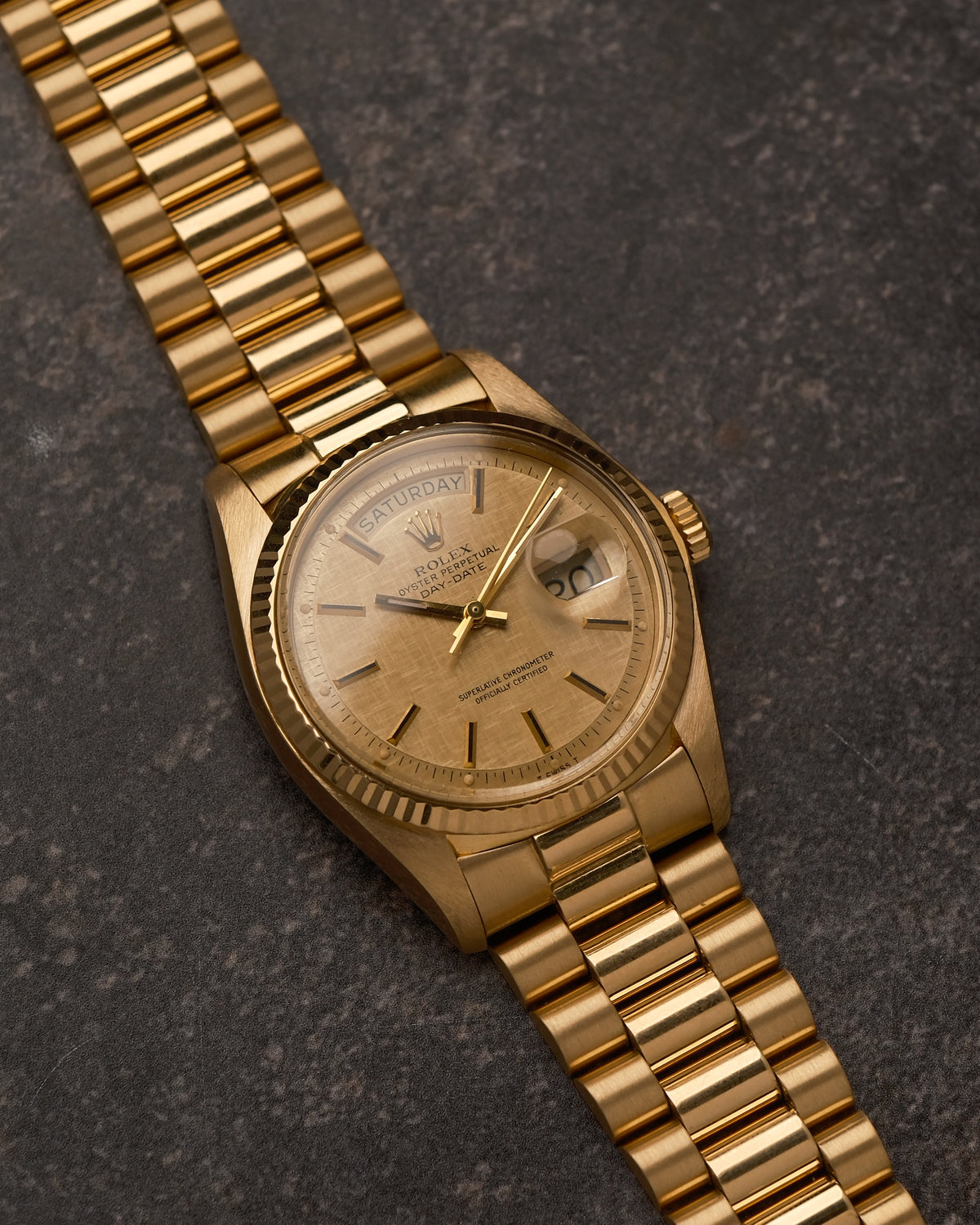 Rolex Day-Date 1803 linen dial - 1978