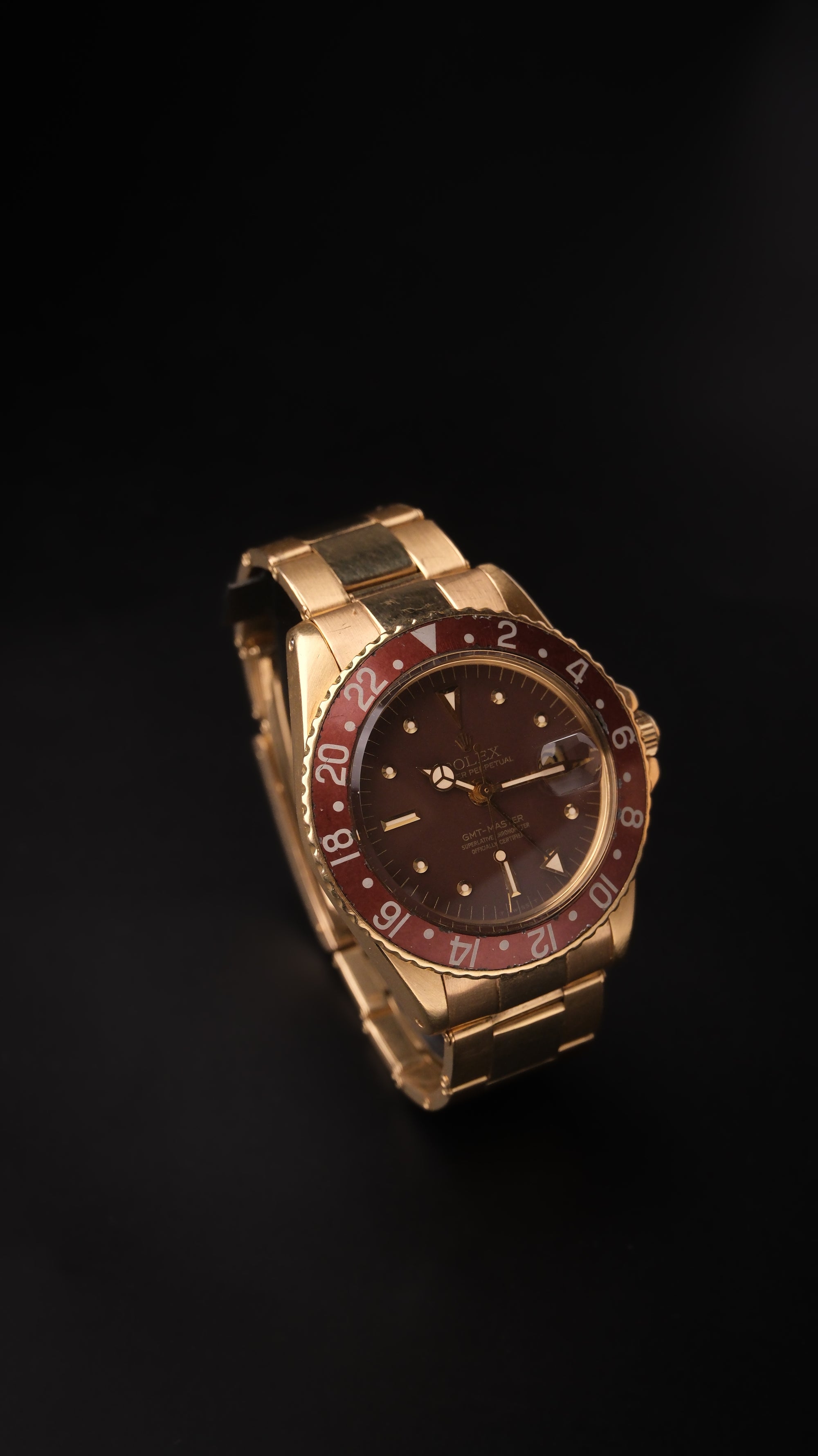 Rolex GMT-Master 1675/8 1969 / nipple mat dial / rivet