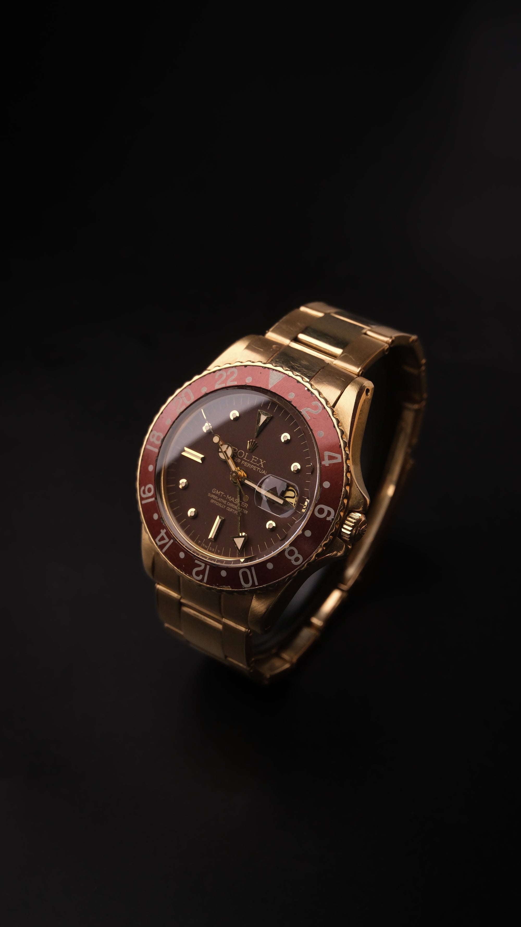 Rolex GMT-Master 1675/8 1969 / nipple mat dial / rivet