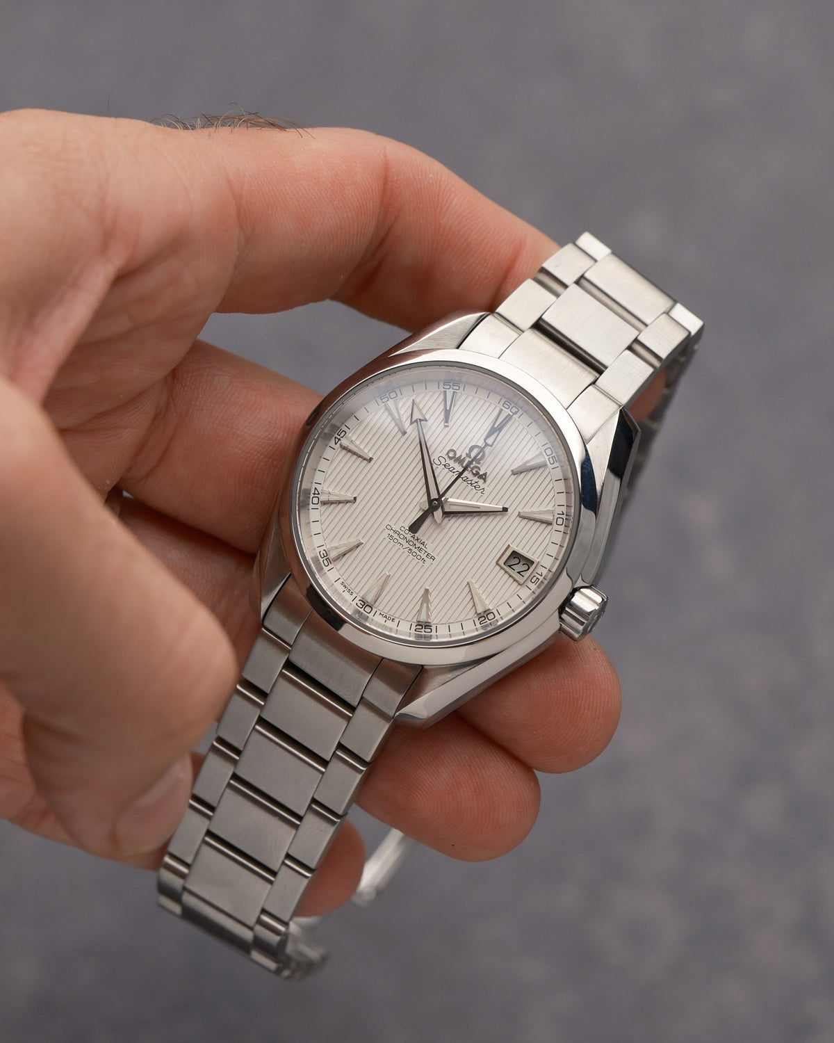 Omega Seamaster Aqua Terra - silver dial - 2016 - VAT RECLAIMABLE