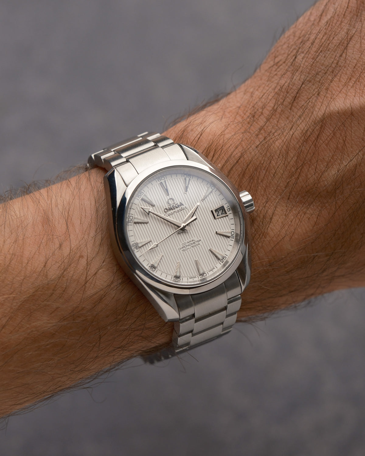 Omega Seamaster Aqua Terra - silver dial - 2016 - VAT RECLAIMABLE