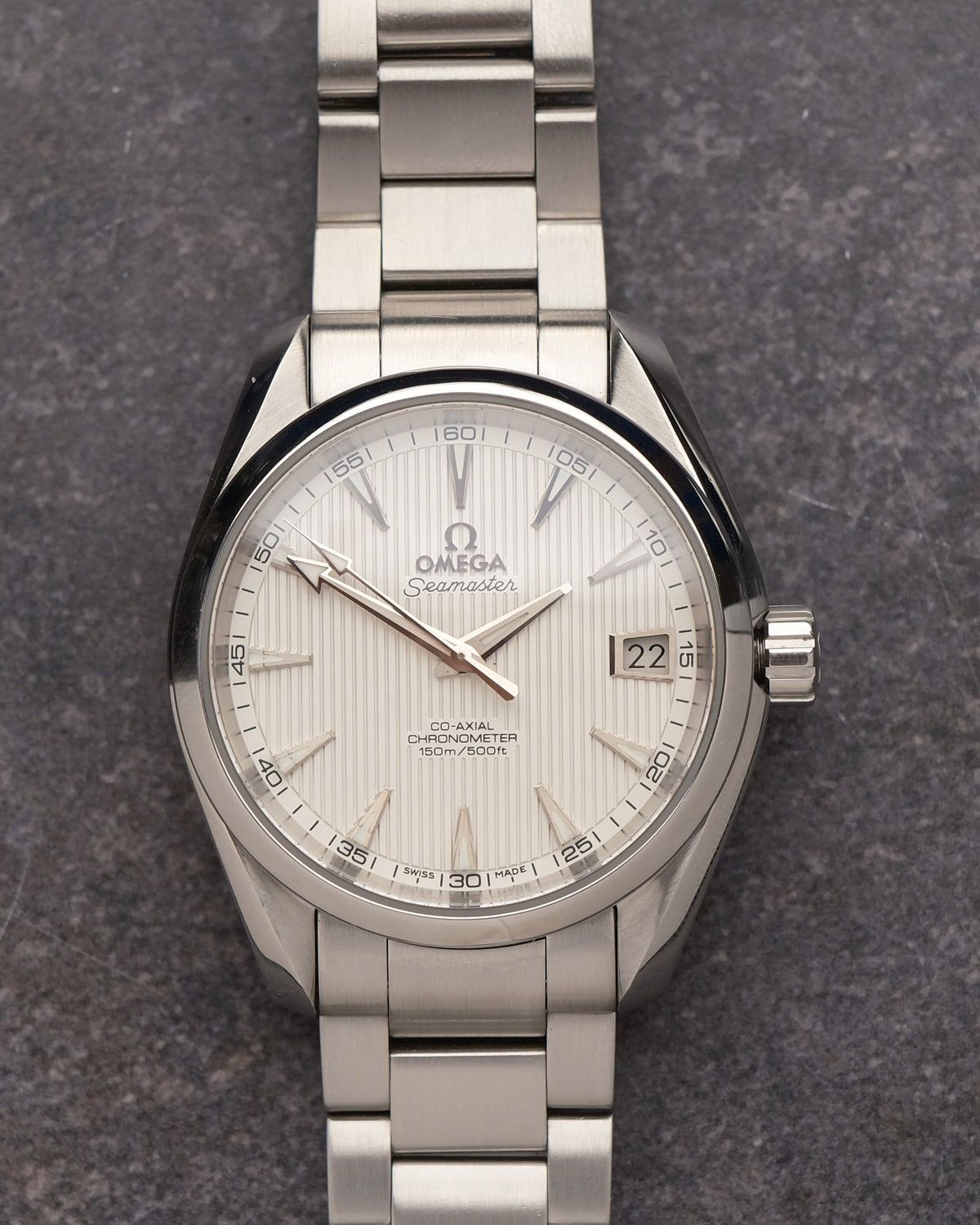 Omega Seamaster Aqua Terra - silver dial - 2016 - VAT RECLAIMABLE