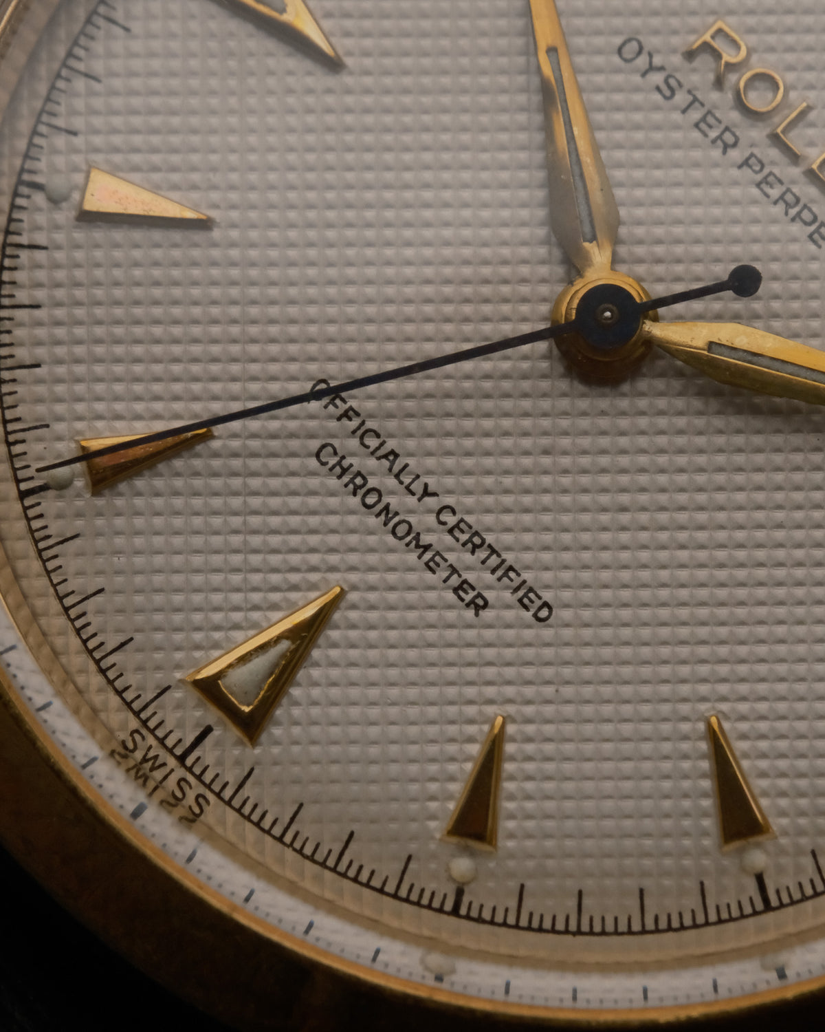 Rolex Oyster Perpetual Chronometer Ref. 6564 (Believed) Honeycomb | fresh rolex service