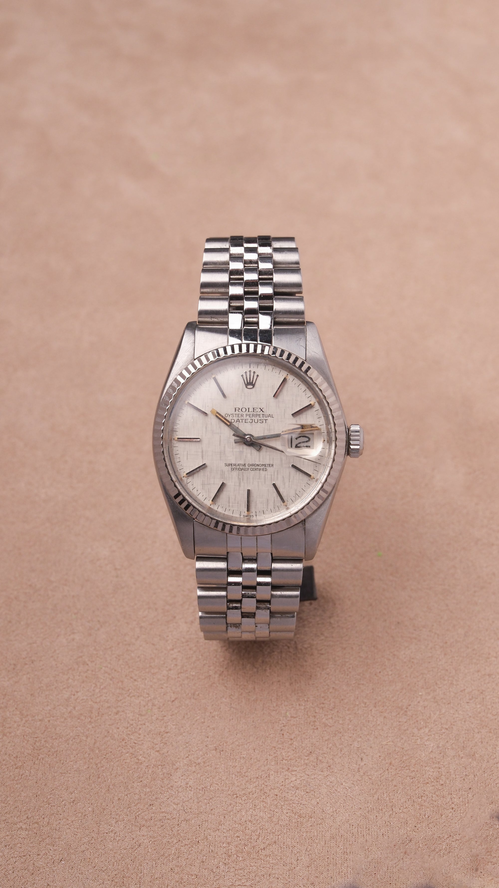 Rolex Datejust 36 Rare Sketch / Linen dial with stunning patina 16014