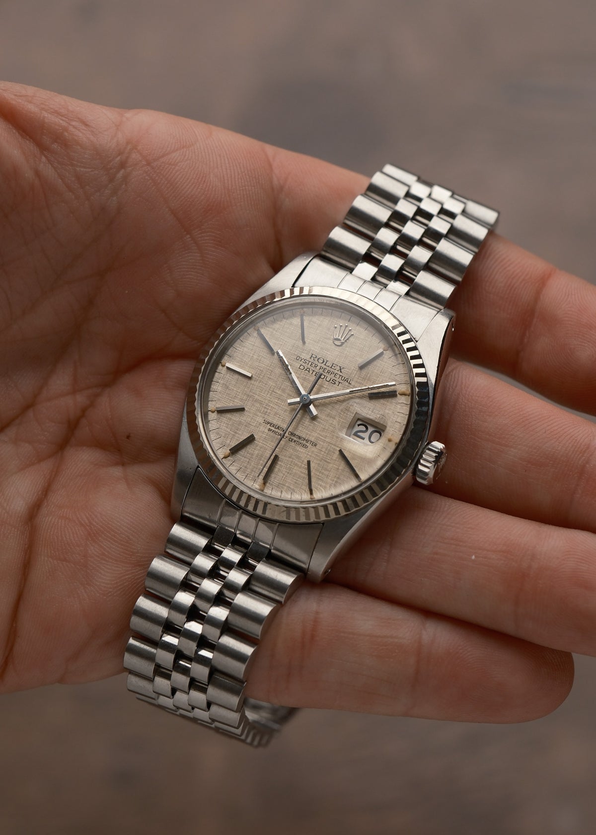 Rolex Datejust 16234 Linen Dial | Jubilee | 1995 VAT RECLAMABLE
