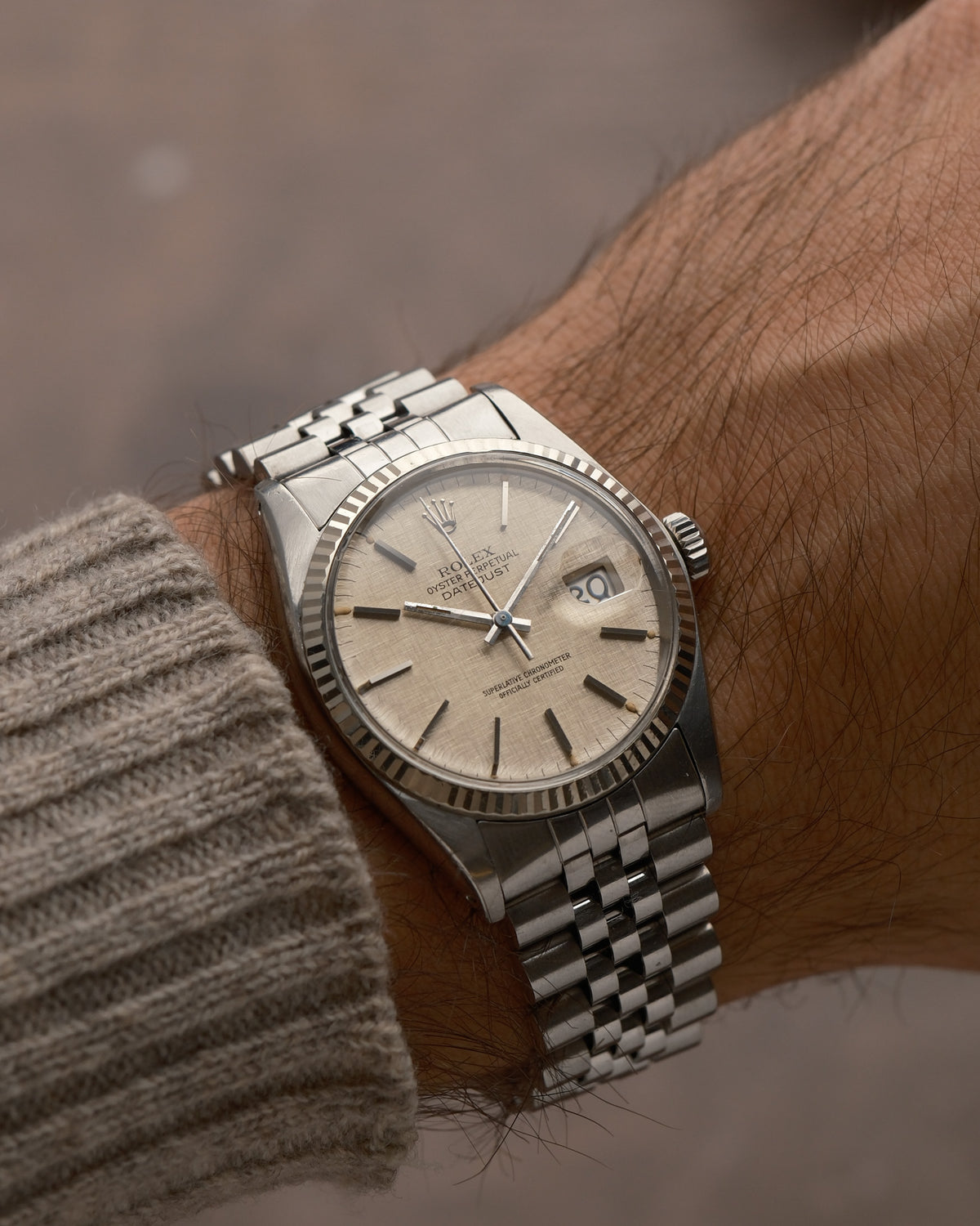 Rolex Datejust 16234 Linen Dial | Jubilee | 1995 VAT RECLAMABLE