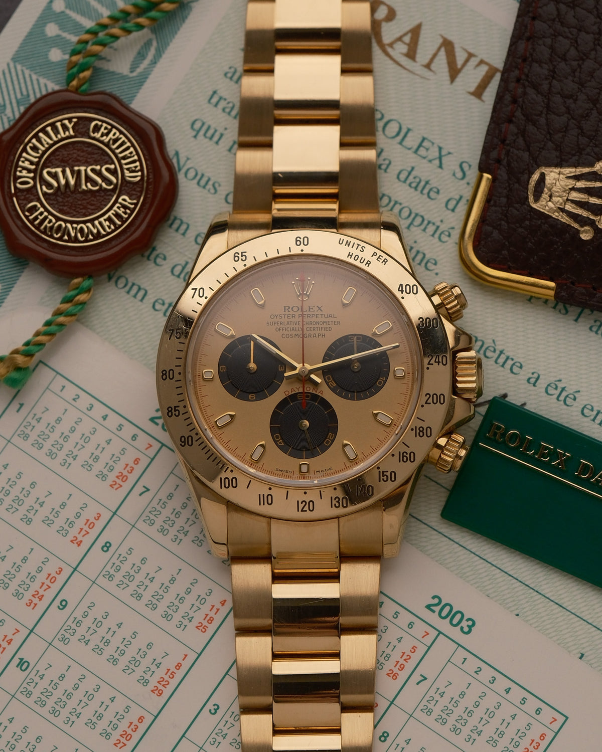 Rolex Daytona 116528 'Paul Newman' Dial – Full Set – 2002