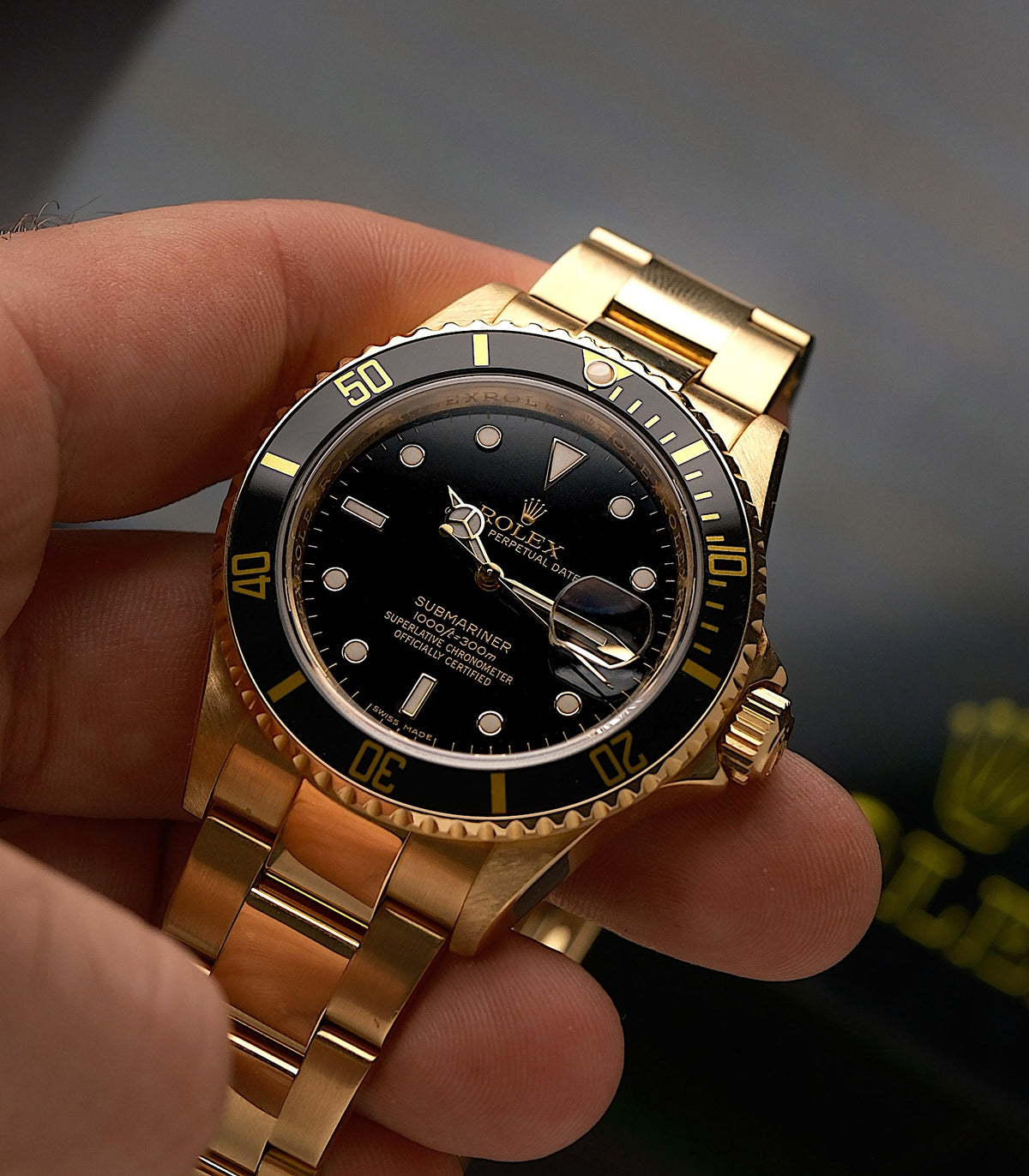 Rolex Submariner Date 16618 – Full Set – Rolex Service 2024