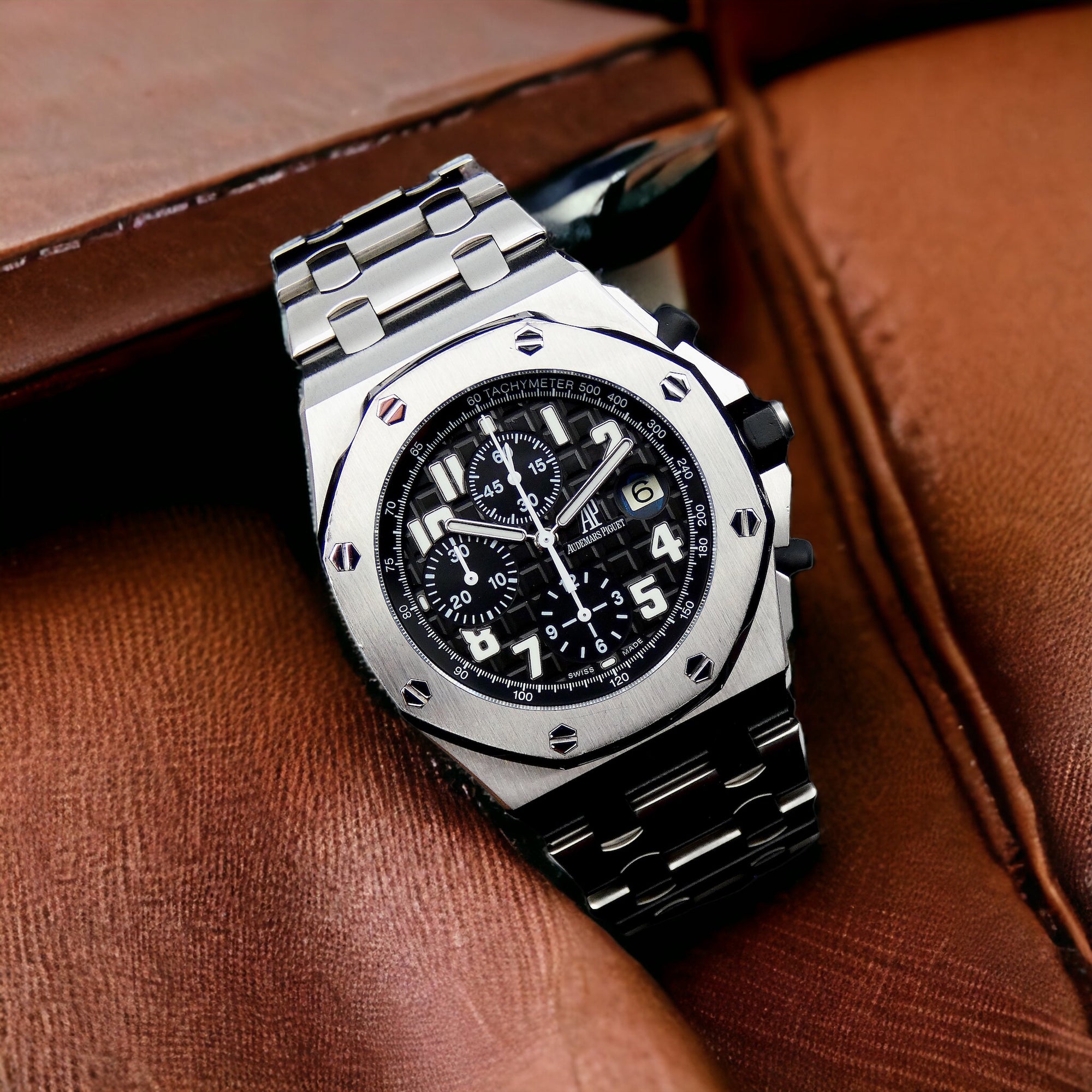 SOLD Audemars Piguet Royal Oak Offshore Chronograph NL set / steel bracelet / 26020ST