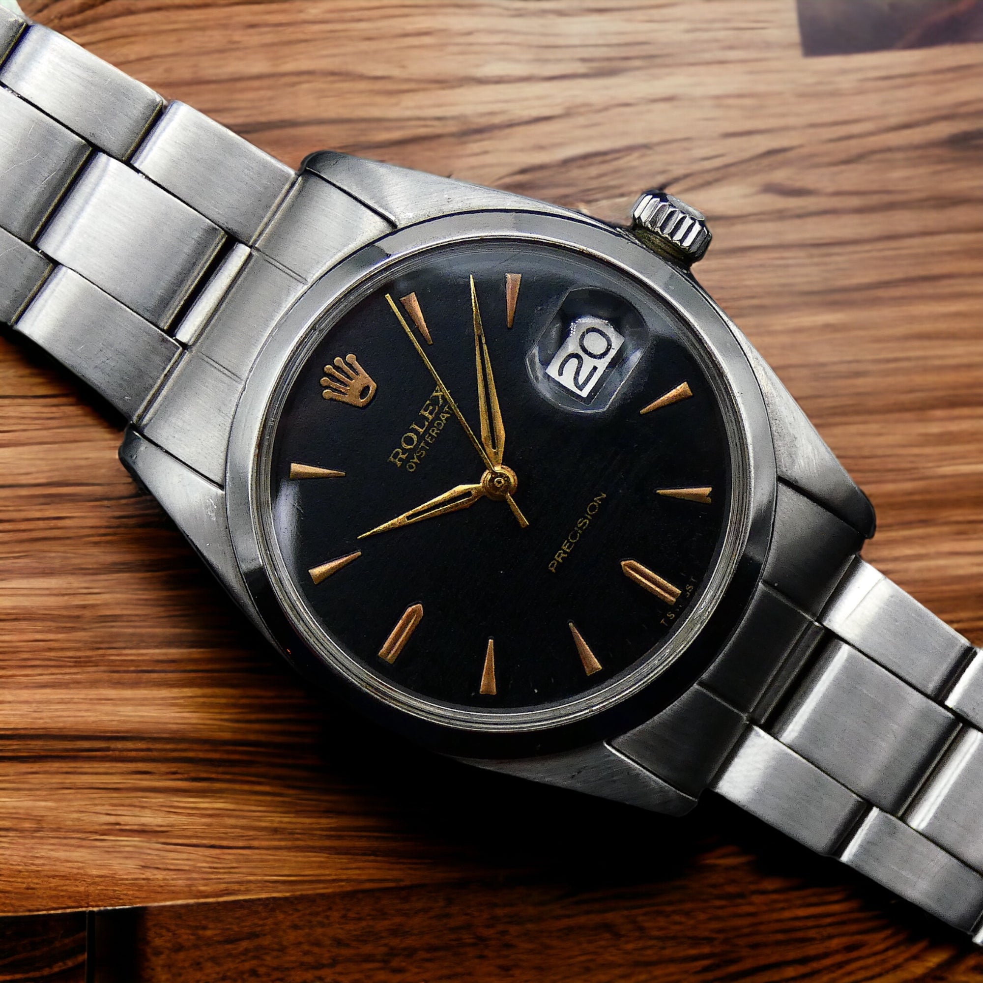 Rolex Oysterdate Precision Oyster Date Gilt / matt dial