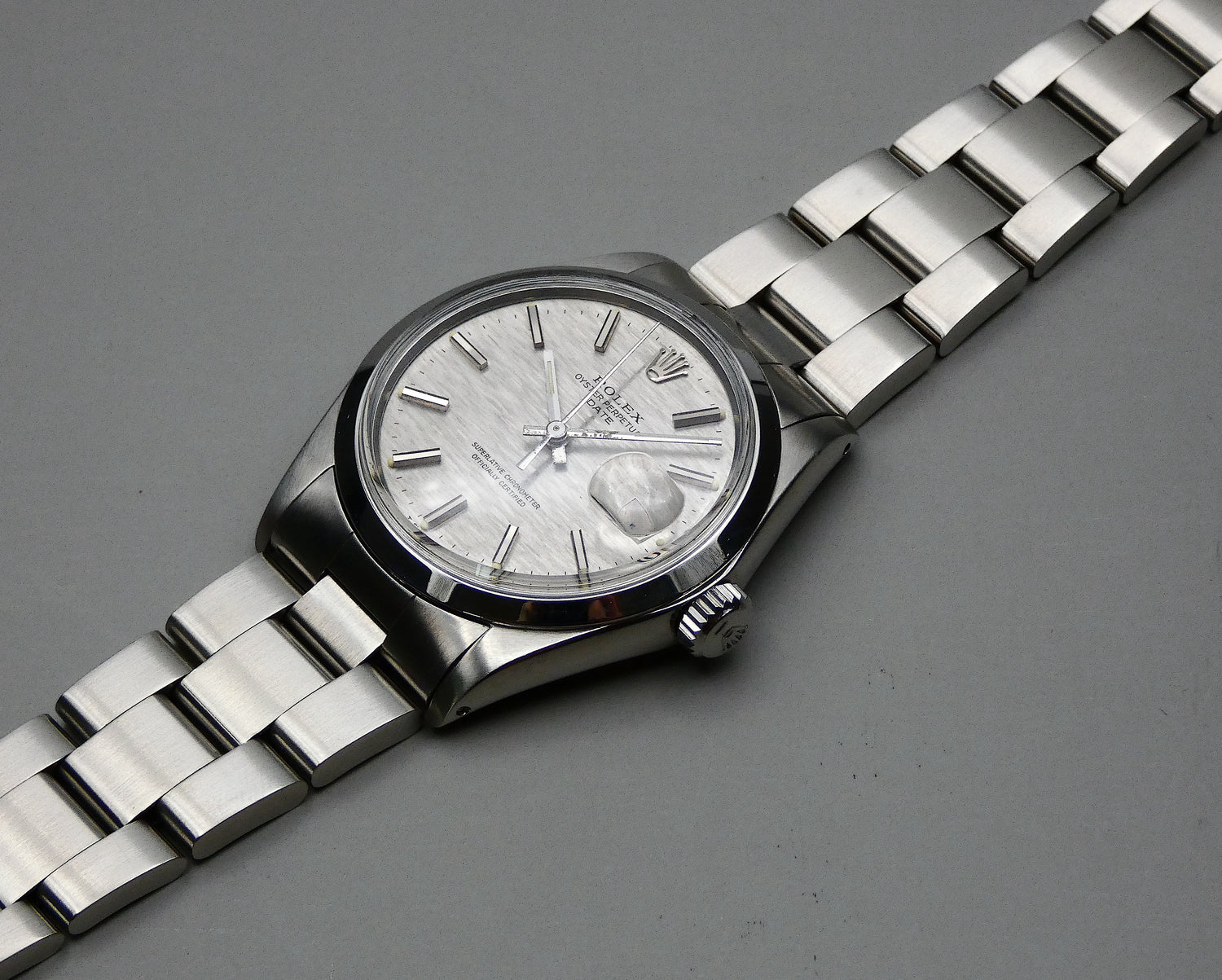 SOLD Rolex Rare Oyster Perpetual Date Shantung / Mosaic dial / 1970
