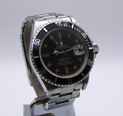 SOLD Submariner Date / Pallettoni / Coffee Patina - 1982