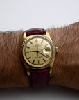 rolex vintage datejust gold 1973