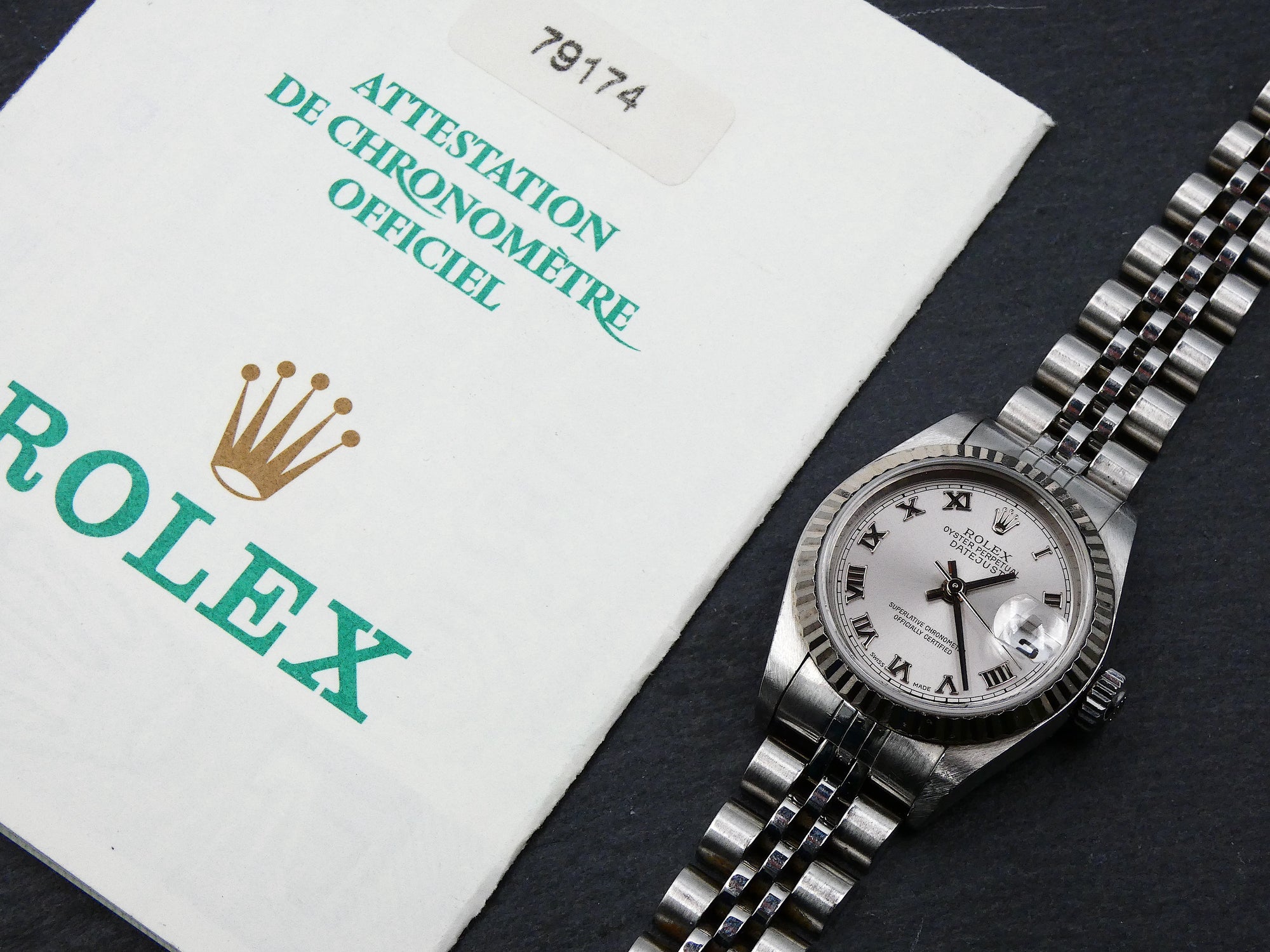 SOLD Rolex Lady-Datejust 2002 / with papers