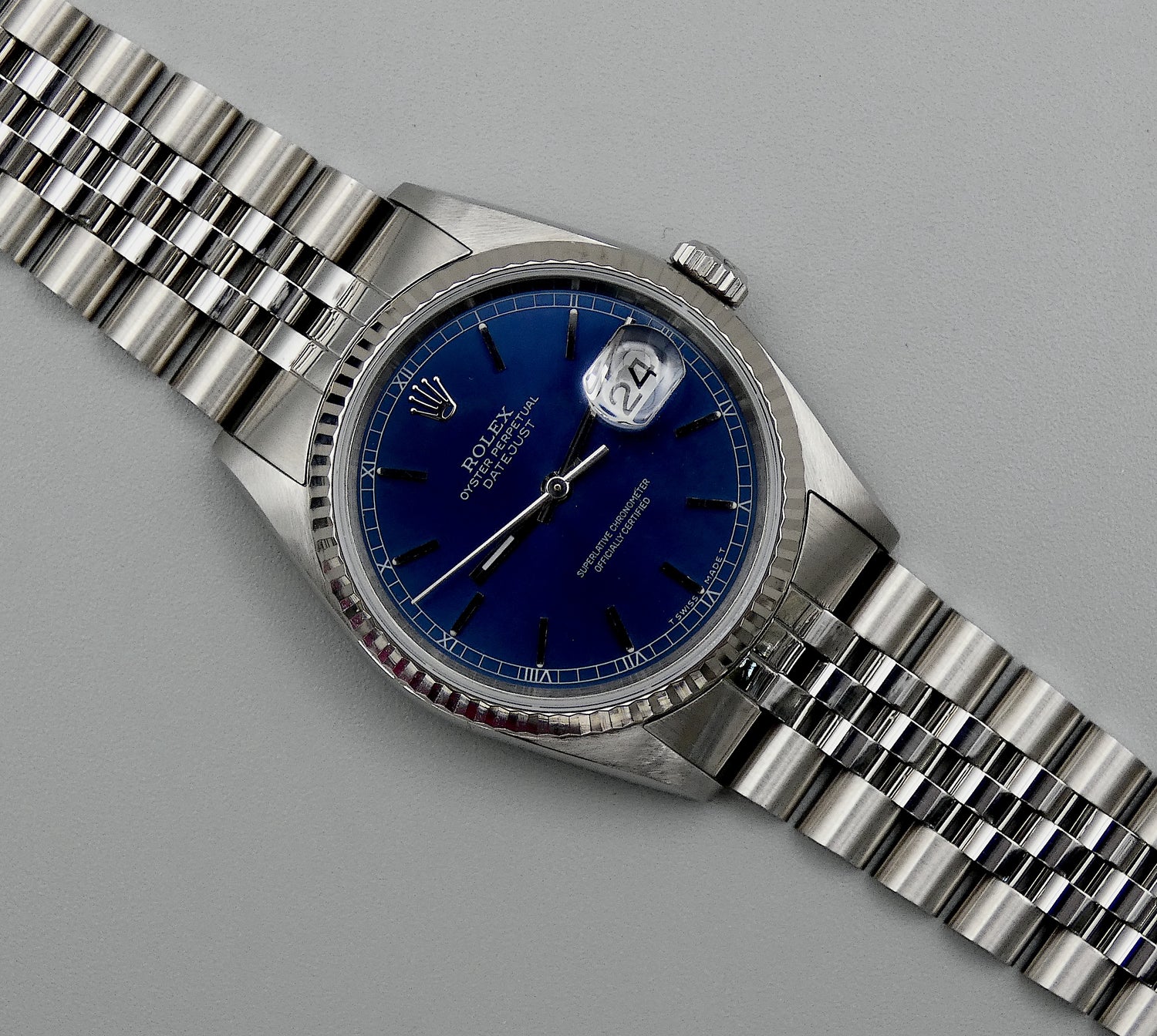 SOLD Datejust 36 Blue / MINT / serviced with warranty