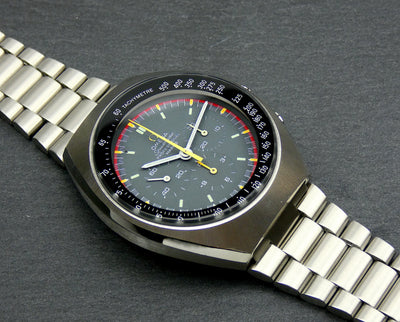 SOLD Speedmaster Mark Ii + papers / serviced by Omega / polished / 1977