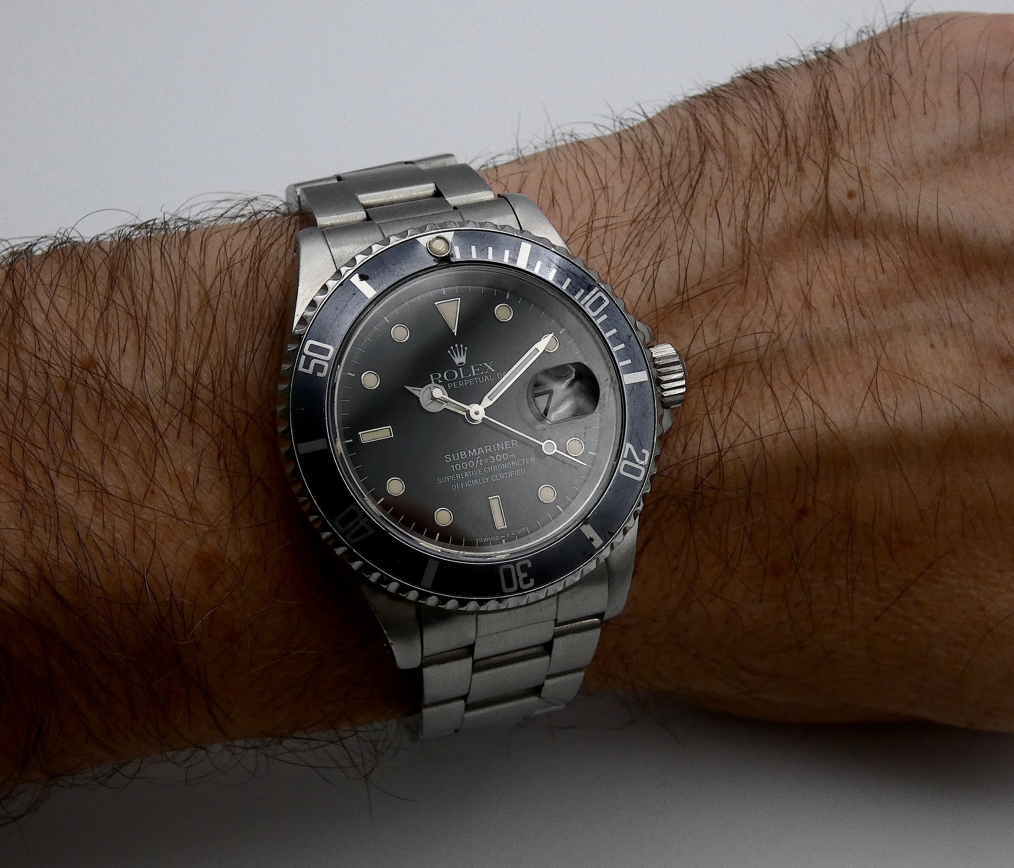 SOLD Ghost Submariner Date 1991 Blue Faded