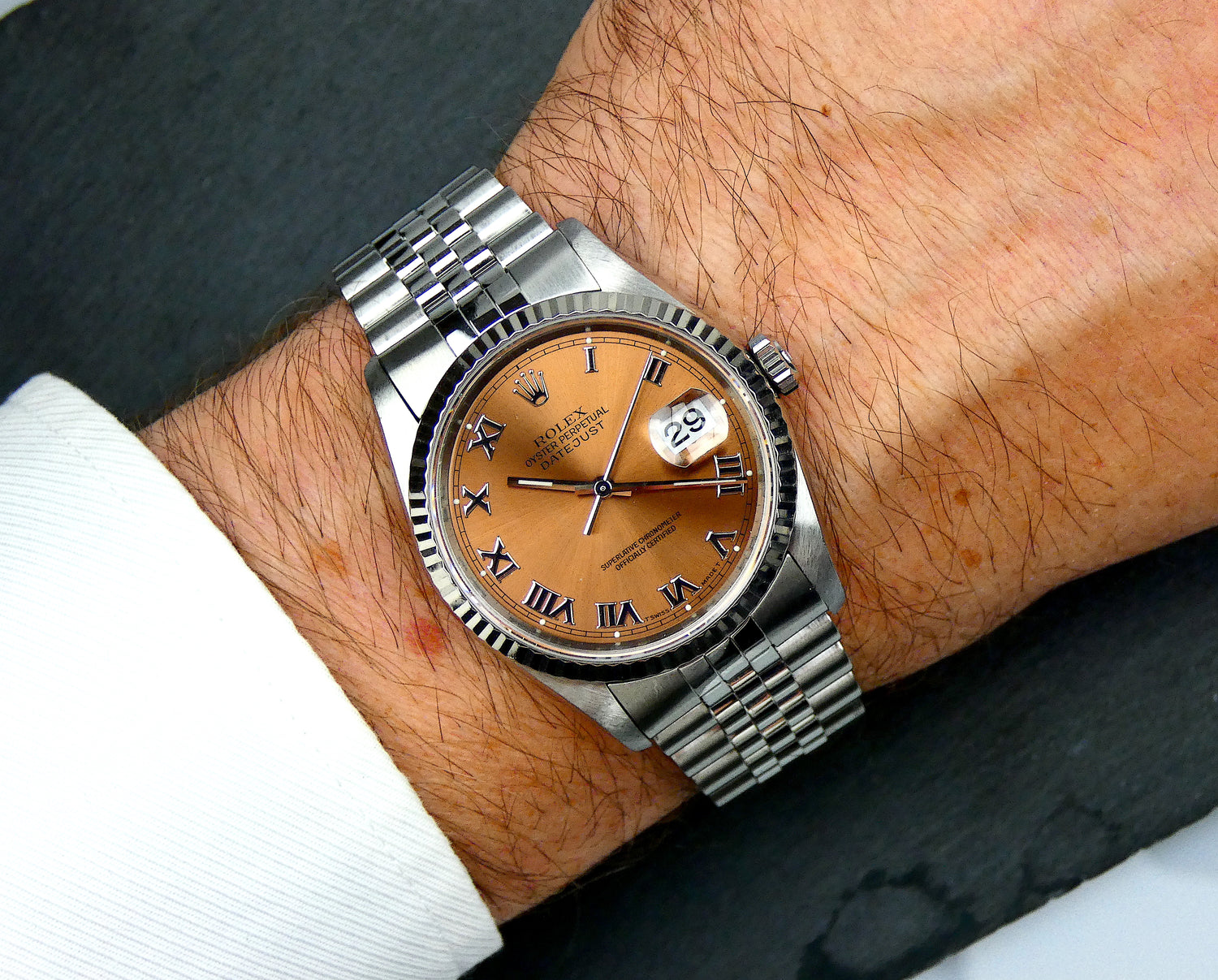 SOLD Rolex Datejust 36 / Rare brown dial / 1995 / Mint