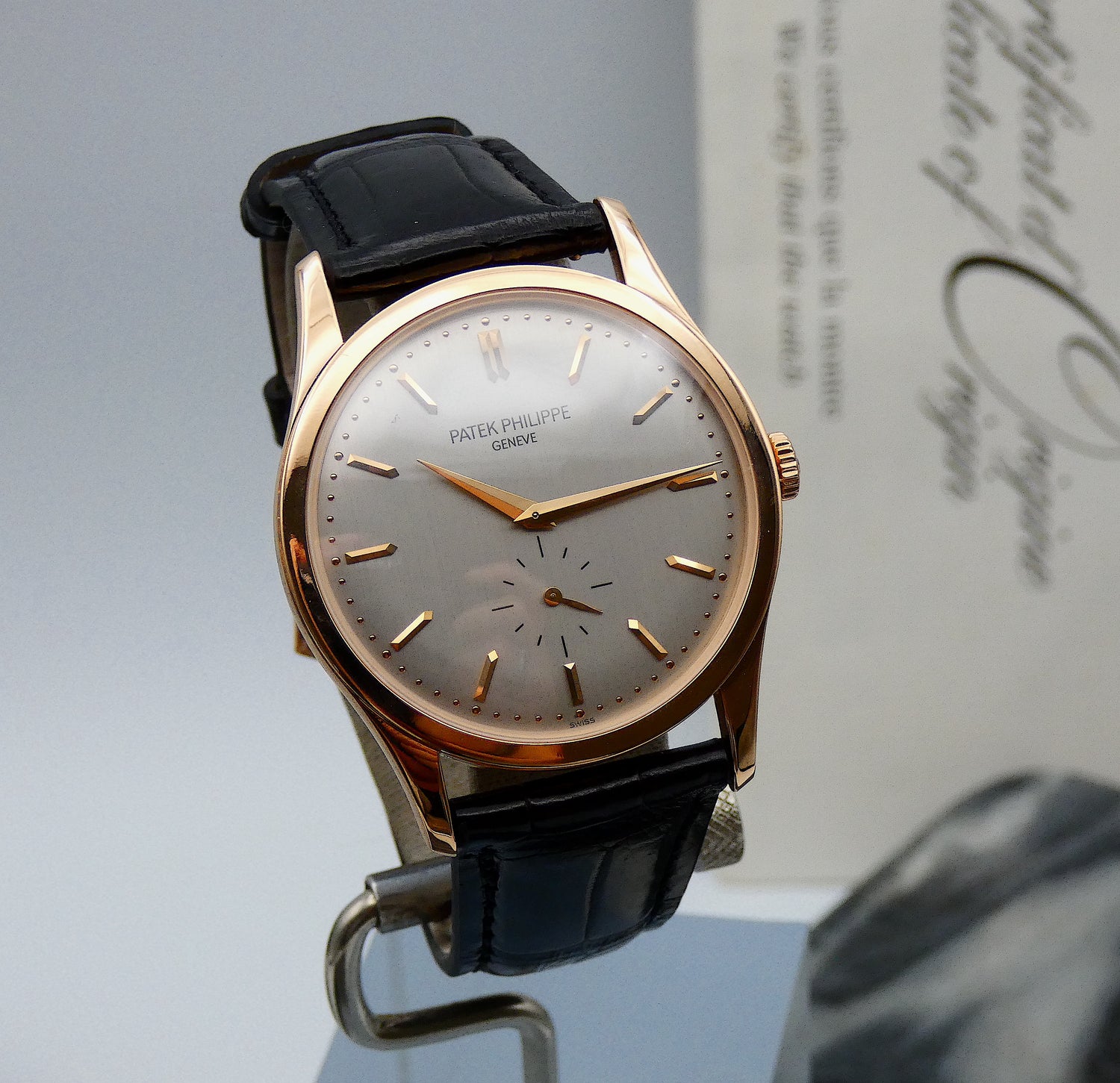 Sold Patek Philippe Calatrava 2012 Mint / serviced / warranty