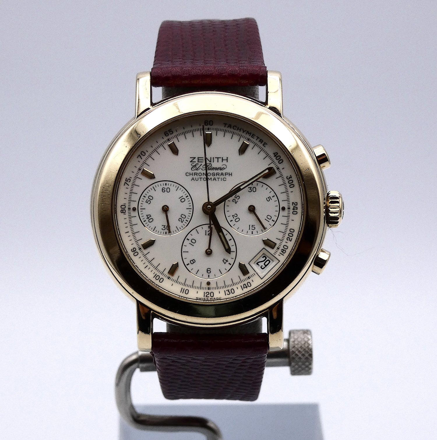 SOLD Zenith El Primero Chronograph 18K / serviced