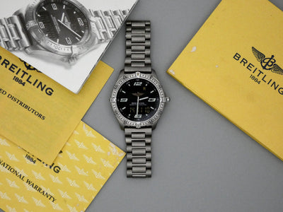 SOLD Breitling Aerospace MINT with papers 1997