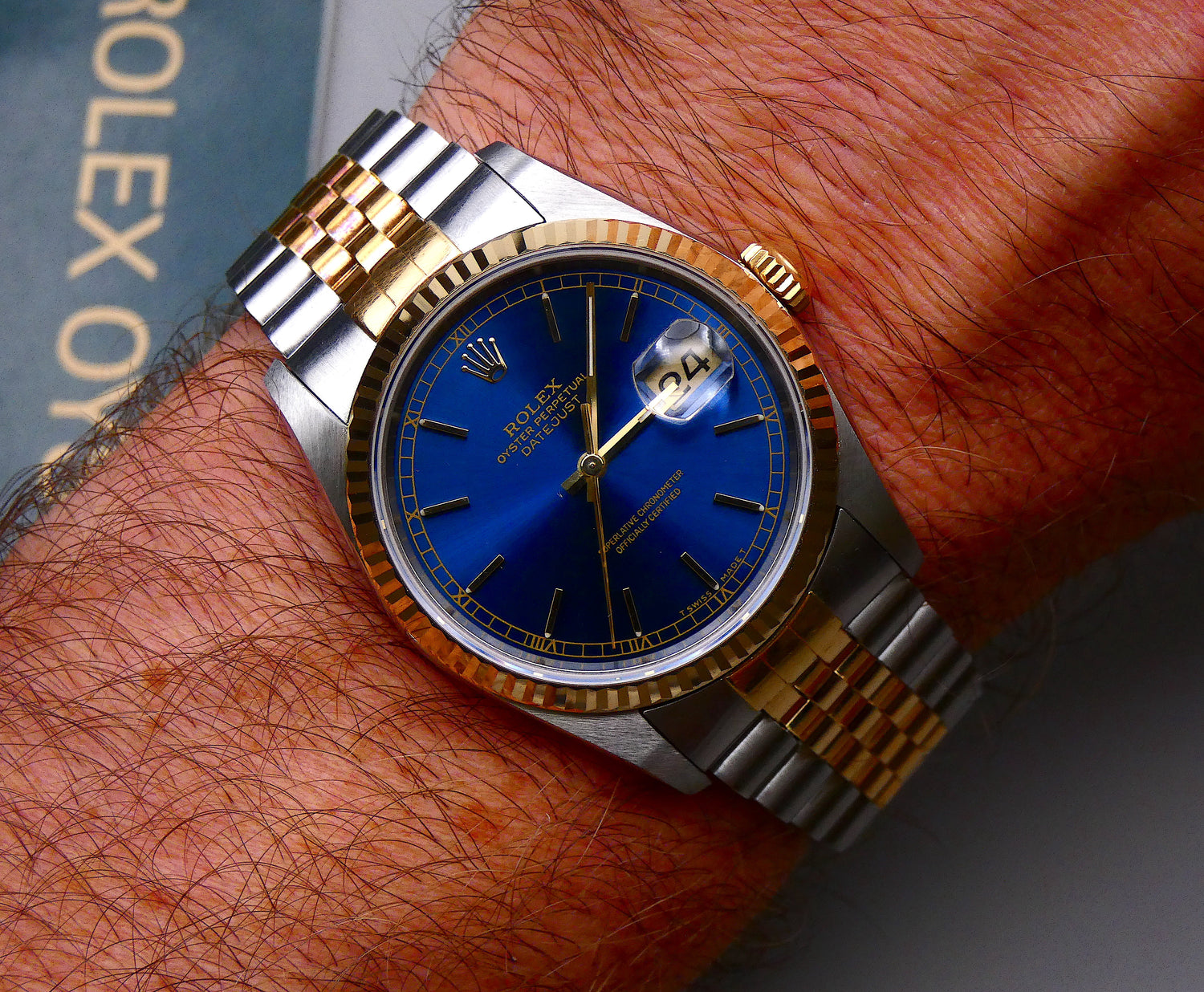 SOLD  Rolex Datejust 36 / 1989 / Mint & Unpolished A++ / with papers