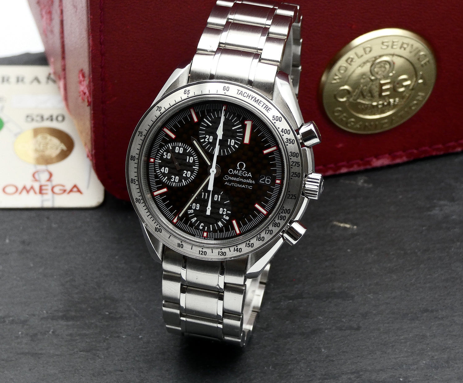 Sold Omega Racing Michael Schumacher Watch Speedmaster