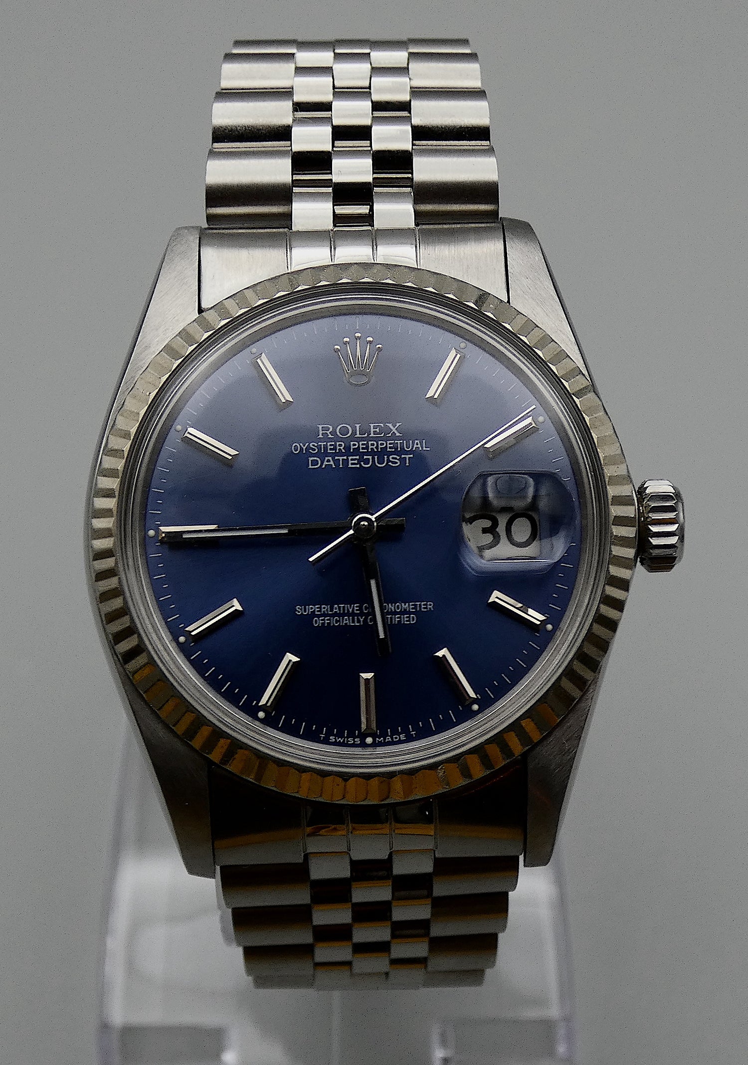 SOLD Datejust 36 Blue 1985 MINT / Serviced with warranty