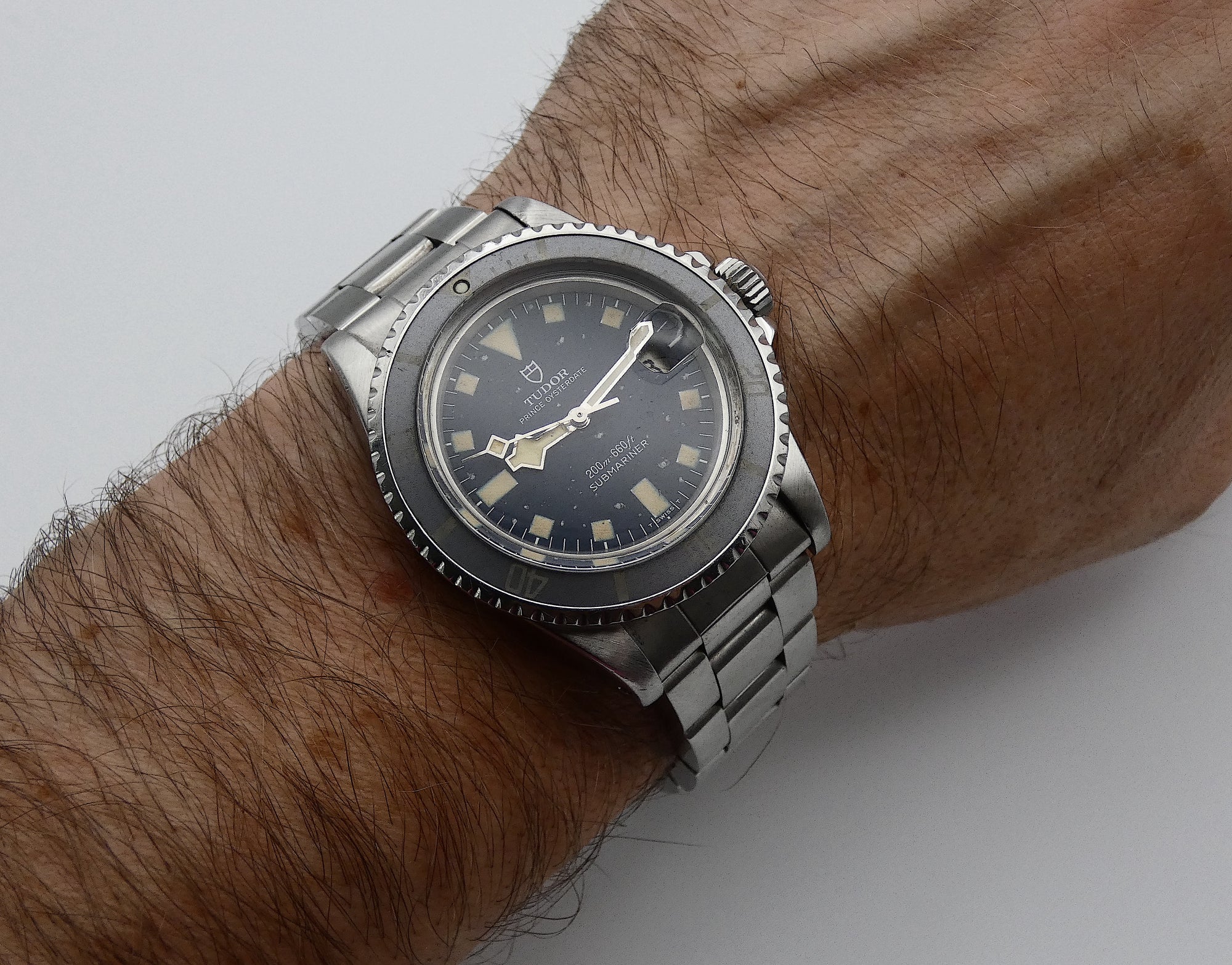 SOLD Submariner Snowflake Blue 1976 / Ghost bezel / Snowflake dial