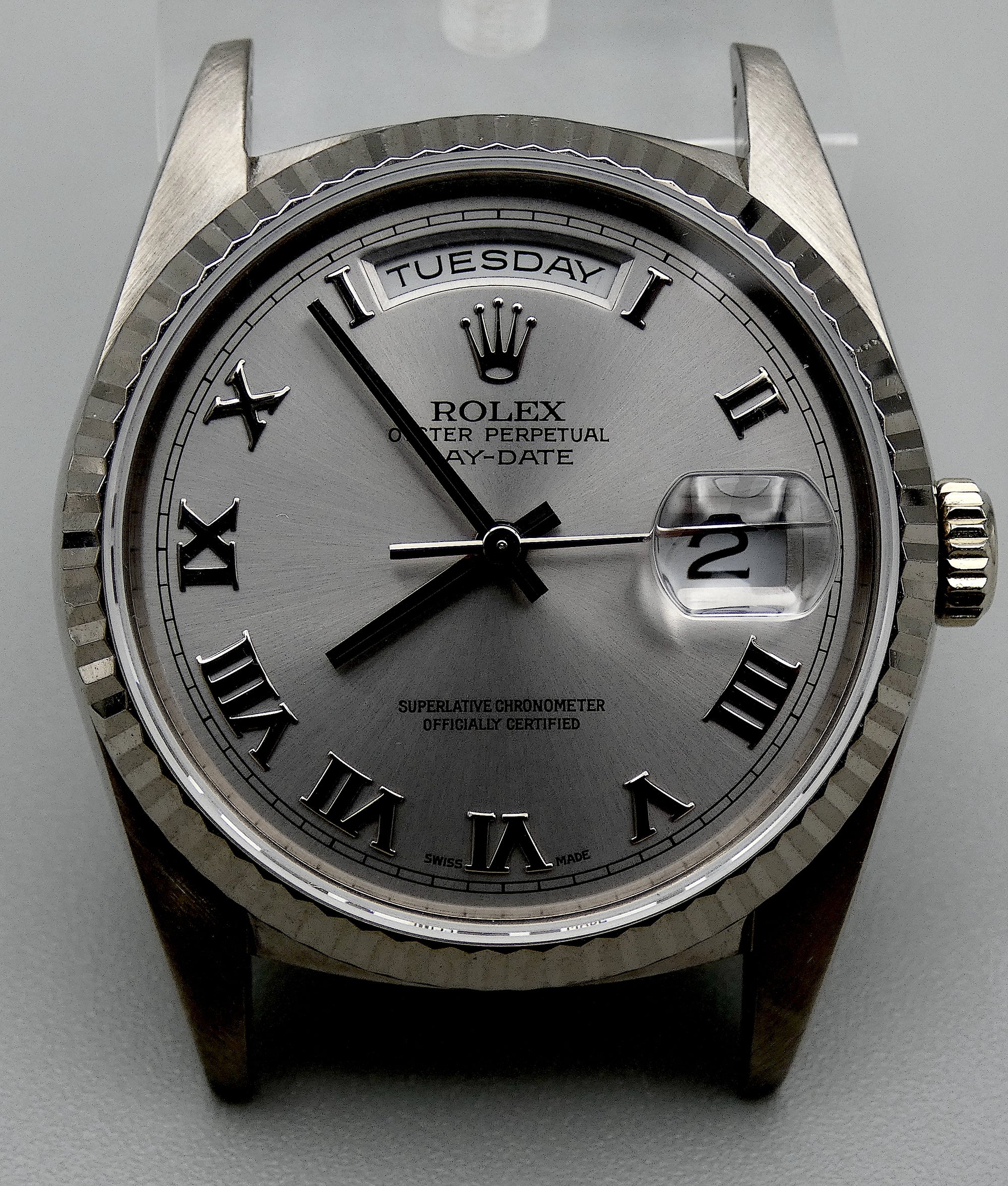 SOLD Rolex Day-Date 36 White gold - serviced - warranty