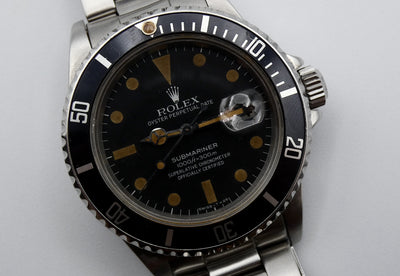 SOLD Submariner Date / Pallettoni / Coffee Patina - 1982