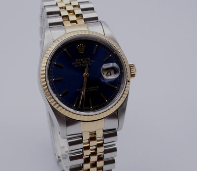SOLD Datejust 36 blue 1991
