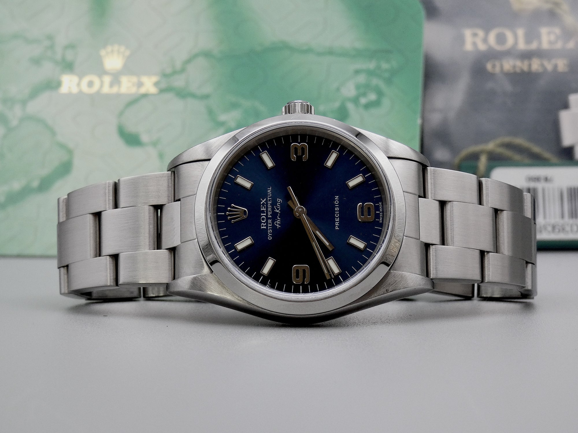 SOLD Air-King 34mm / Full set / Blue