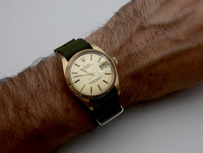 Sold Oyster Perpetual Date Full Gold 1979 Mint