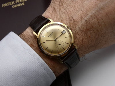 SOLD Patek Philippe Calatrava 1965 / Very good with extract & service