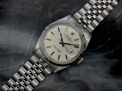 SOLD Unique Datejust 36 vertical brush - 1972 - service Rolex